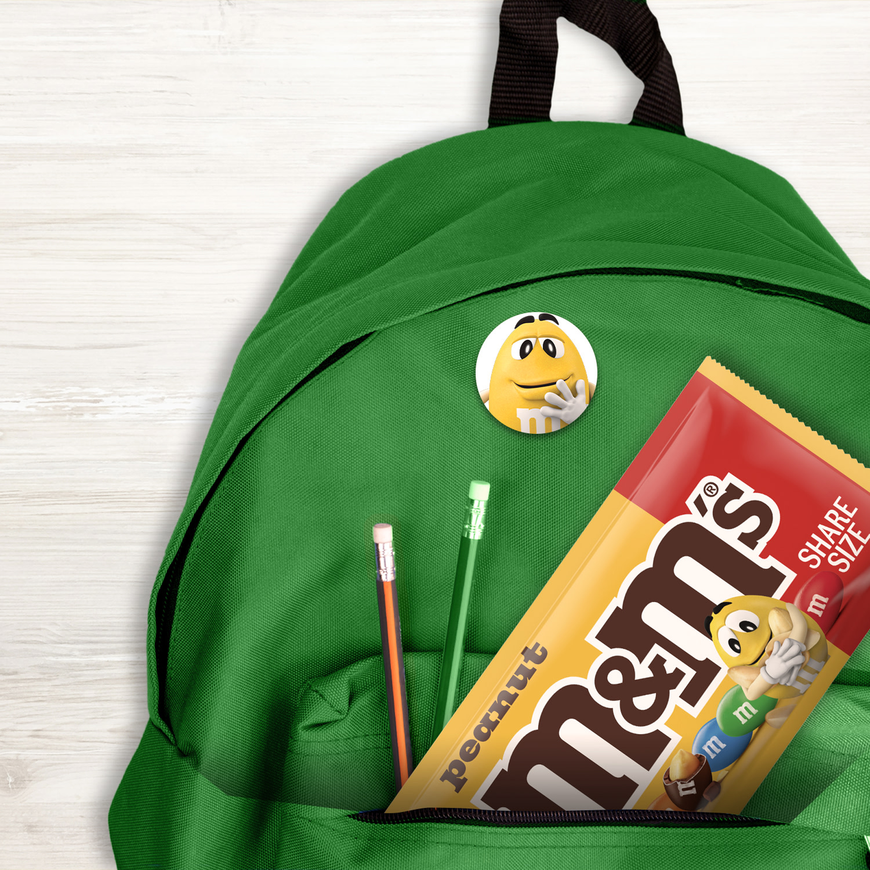 M&M'S Peanut Milk Chocolate Candy, Share Size, 3.27 oz Bag