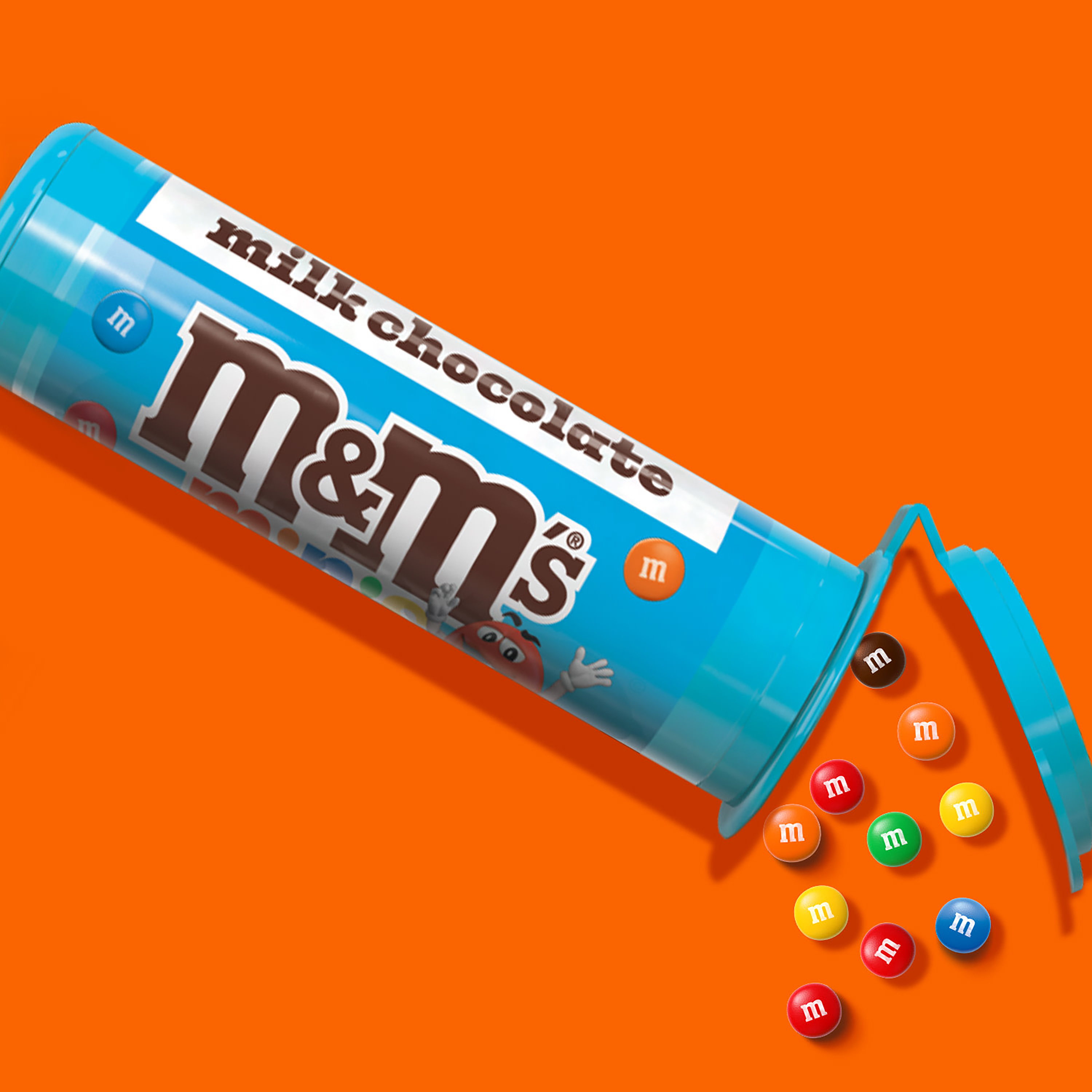 M&M'S MINIS Milk Chocolate Candy, 1.08 oz Tube (Package May Vary)