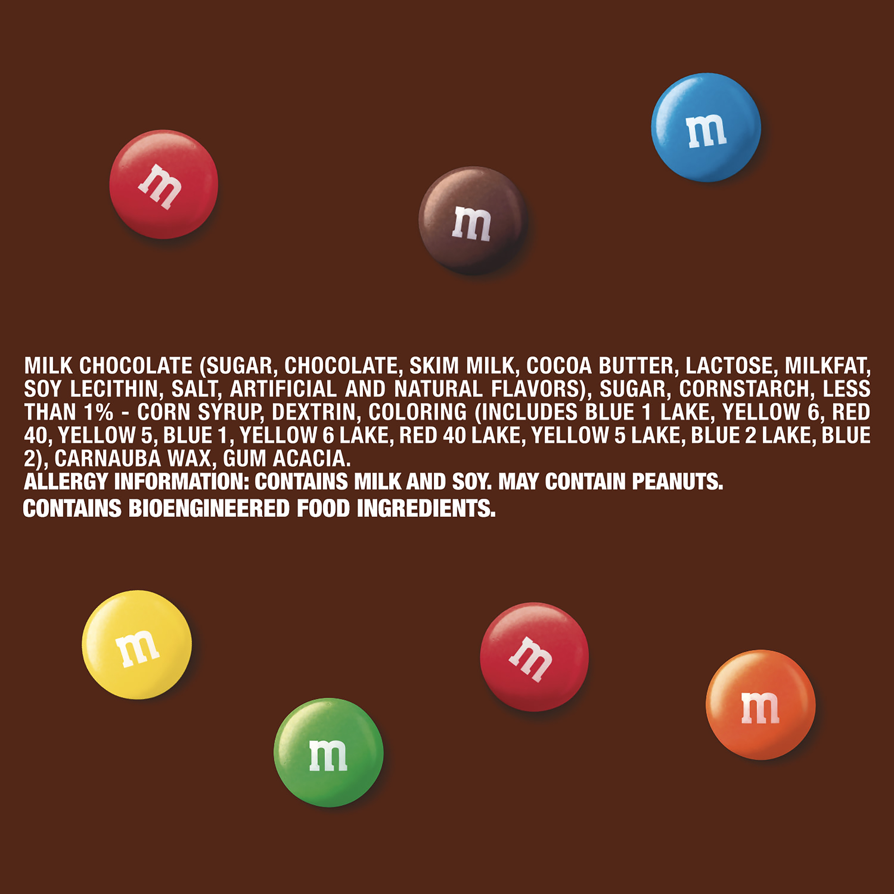 M&M'S Milk Chocolate Candy, Full Size, 1.69 oz Bag