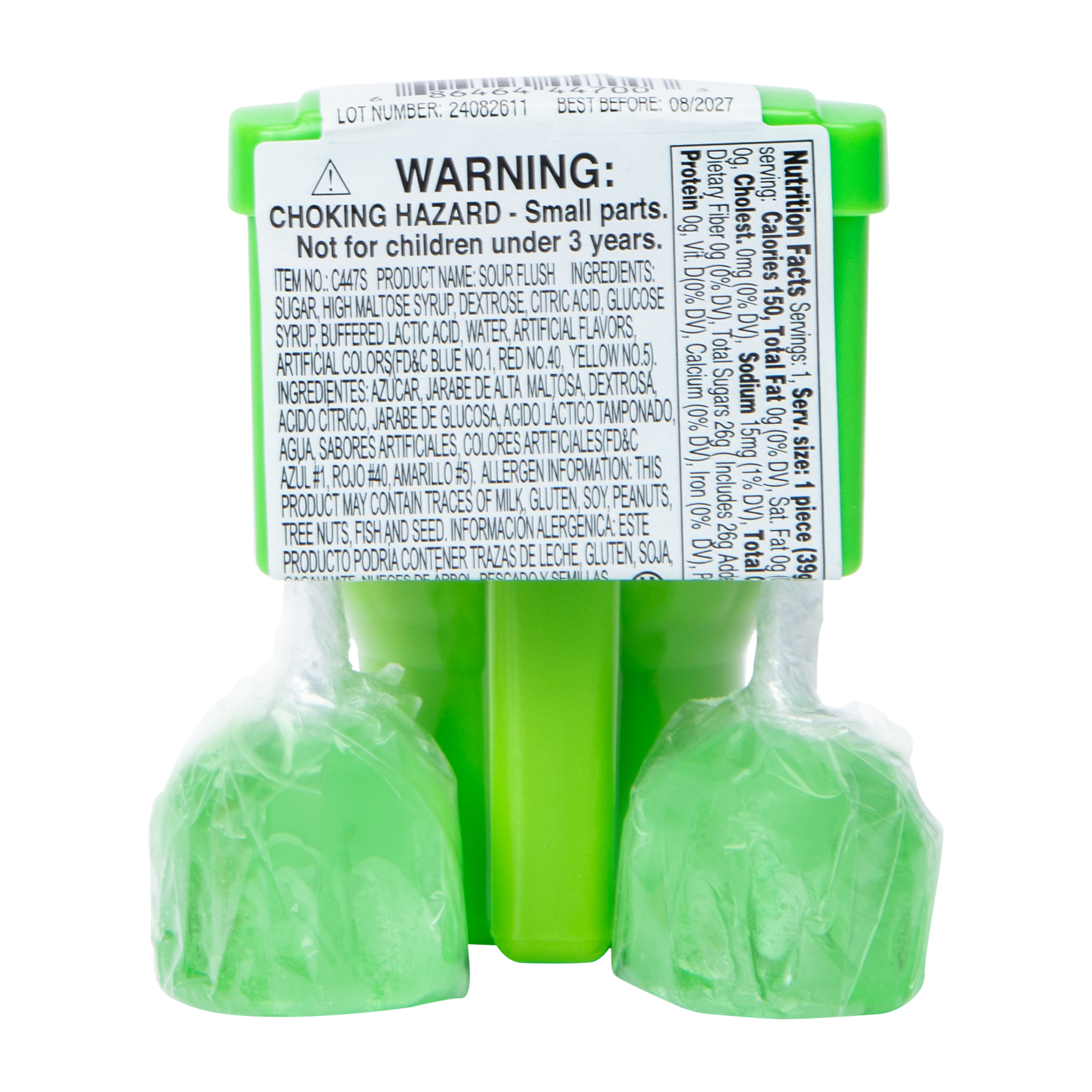 Sour Flush™ Candy Plunger w/ Powder Dip