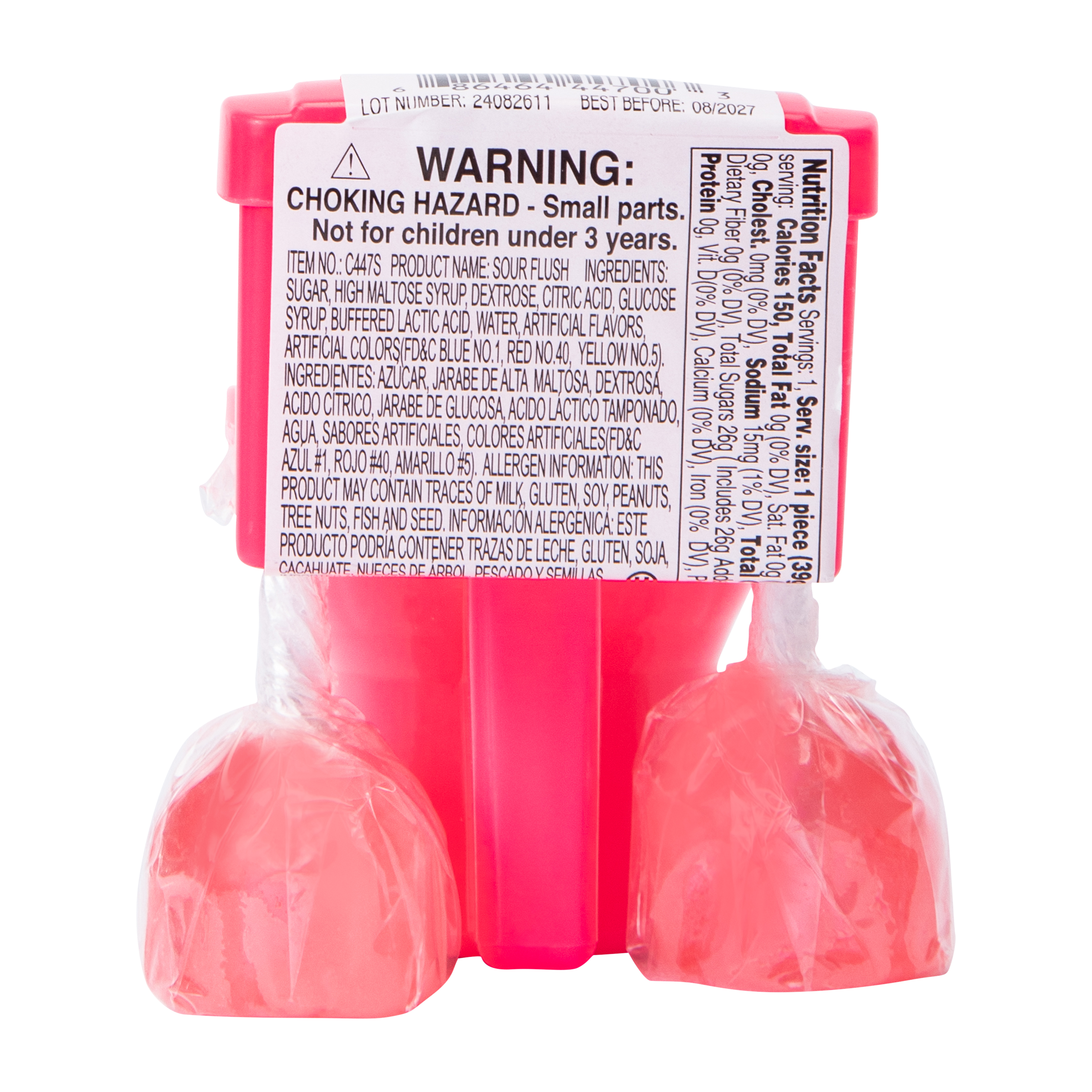 Sour Flush™ Candy Plunger w/ Powder Dip