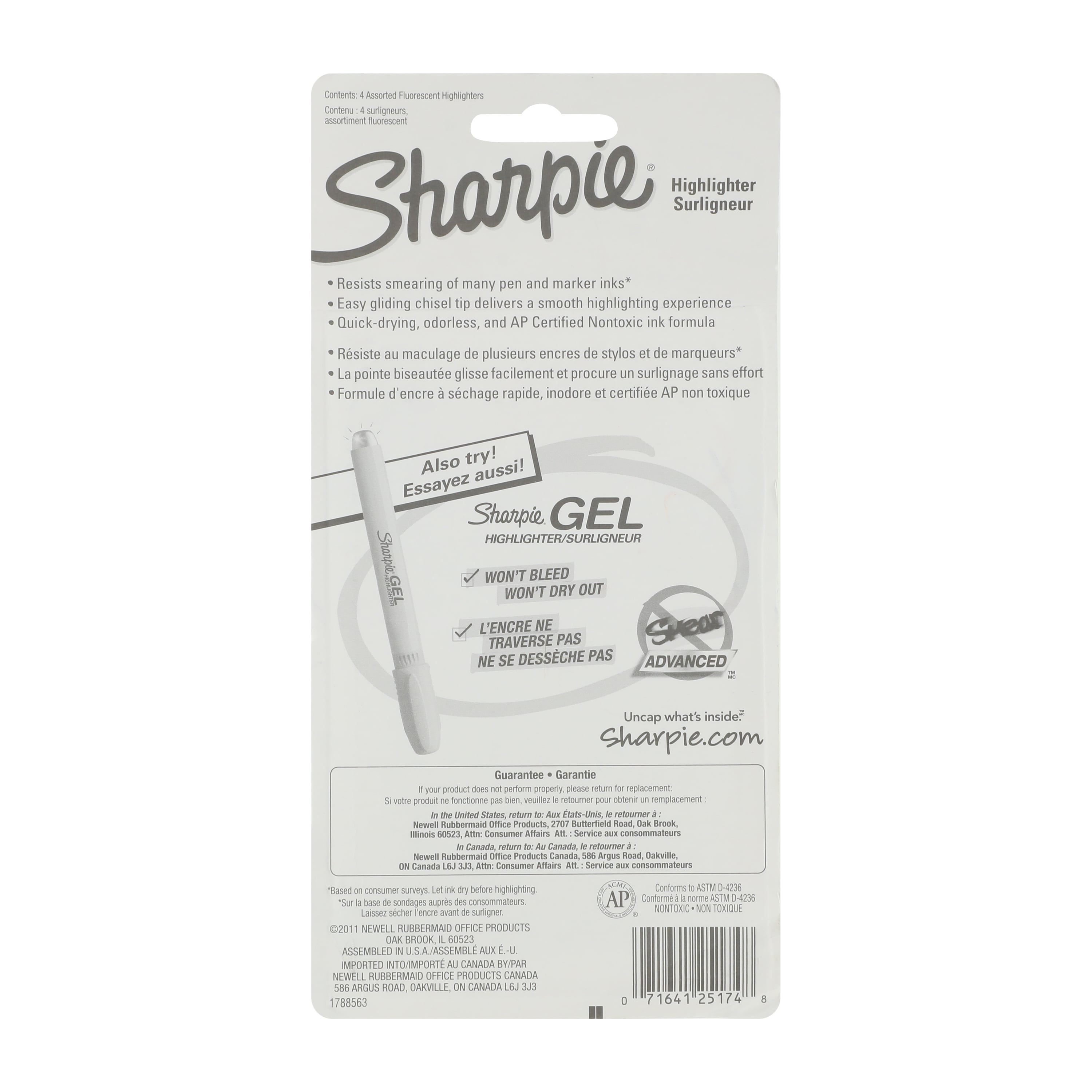 Sharpie® Highlighter 4-Pack
