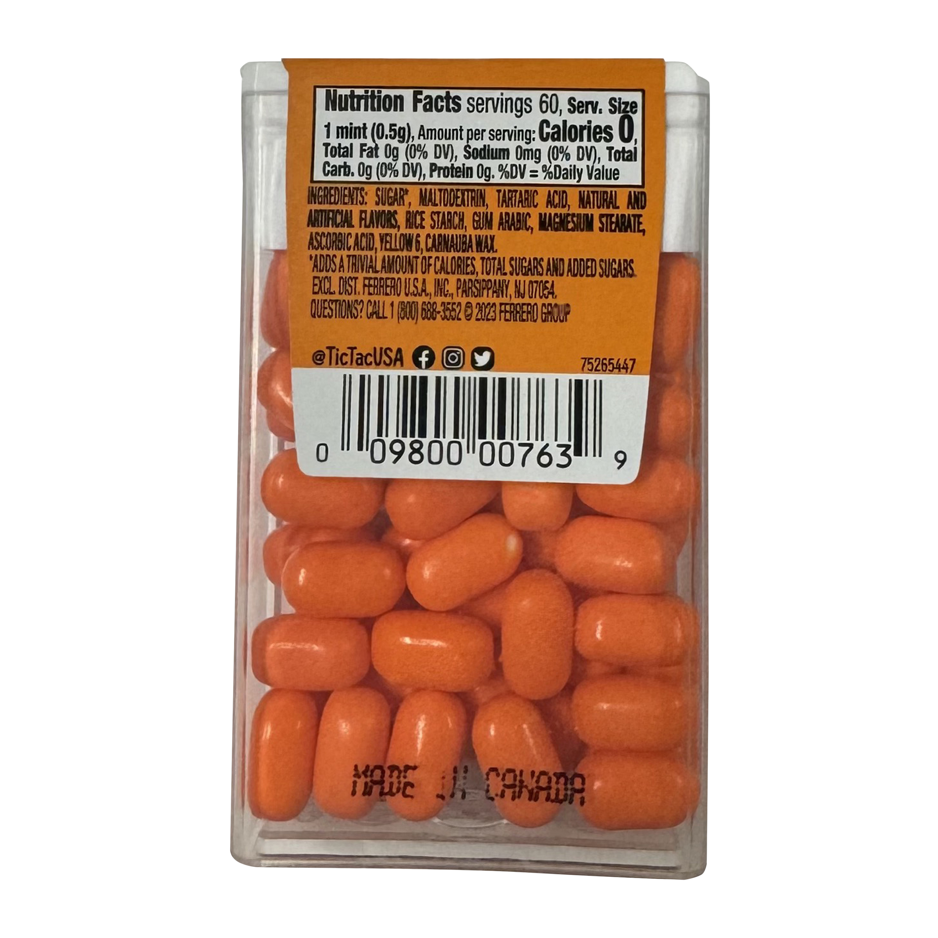 Tic Tac® Orange Mints 1oz