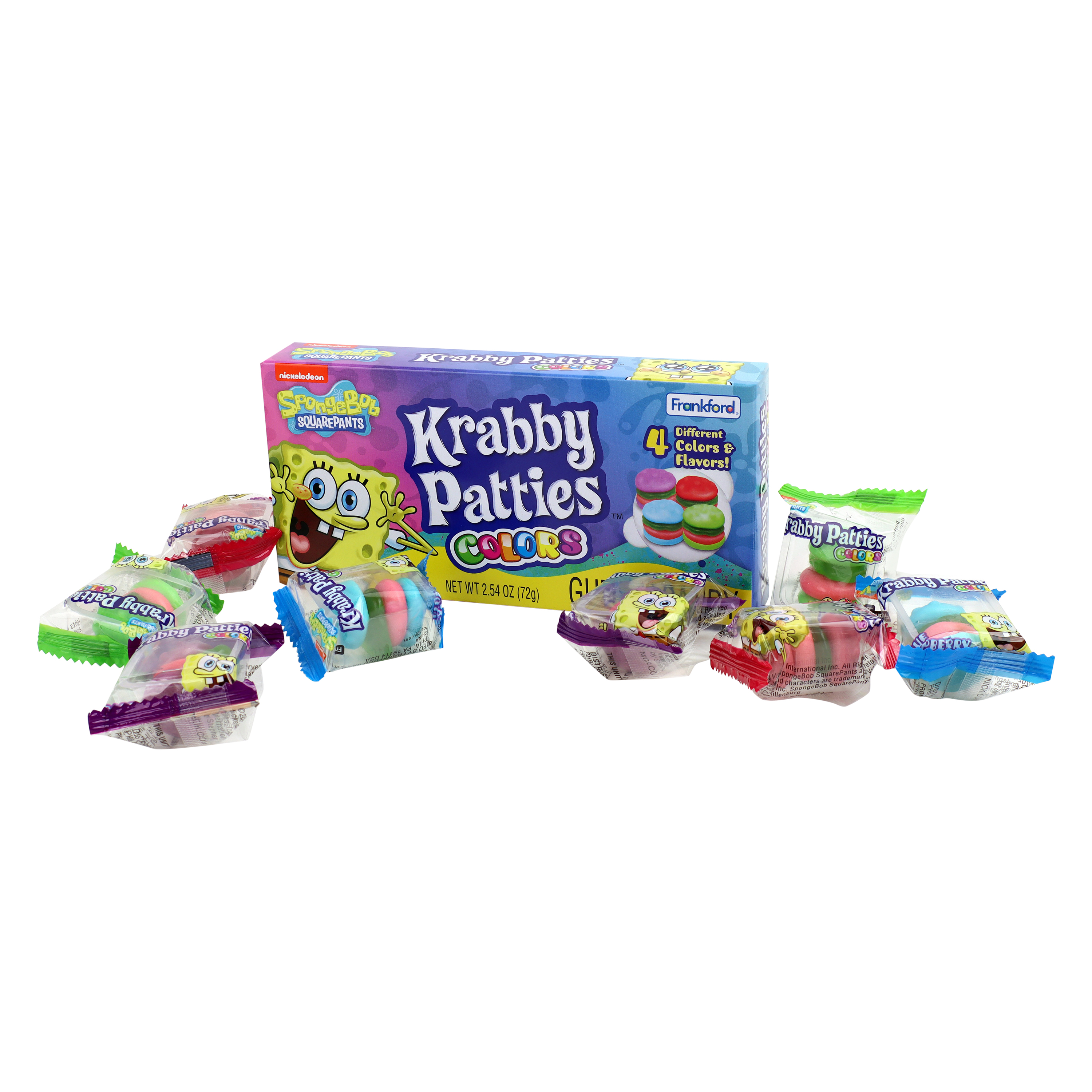 Spongebob Squarepants™ Gummy Krabby Patties Colors Candy Box 2.54oz