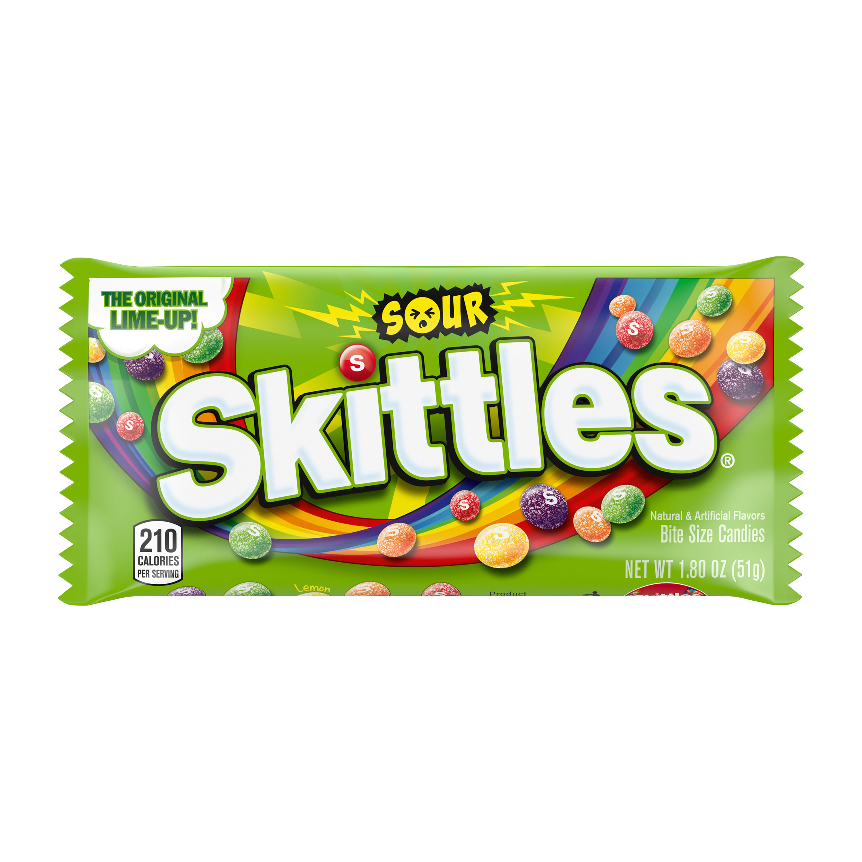 SKITTLES Sour Candy, Full Size, 1.8 oz Bag