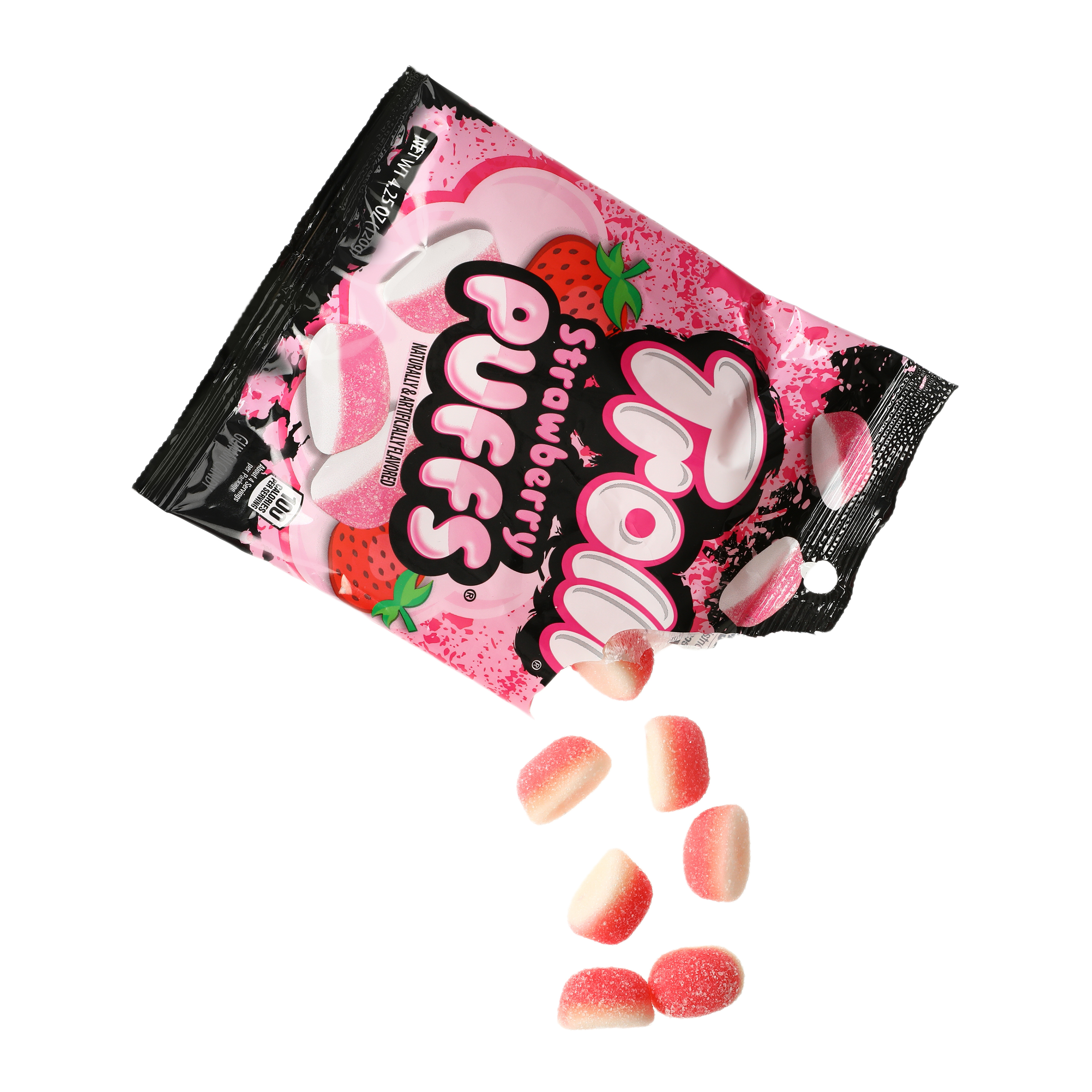Trolli® Strawberry Puffs 4oz Candy Bag