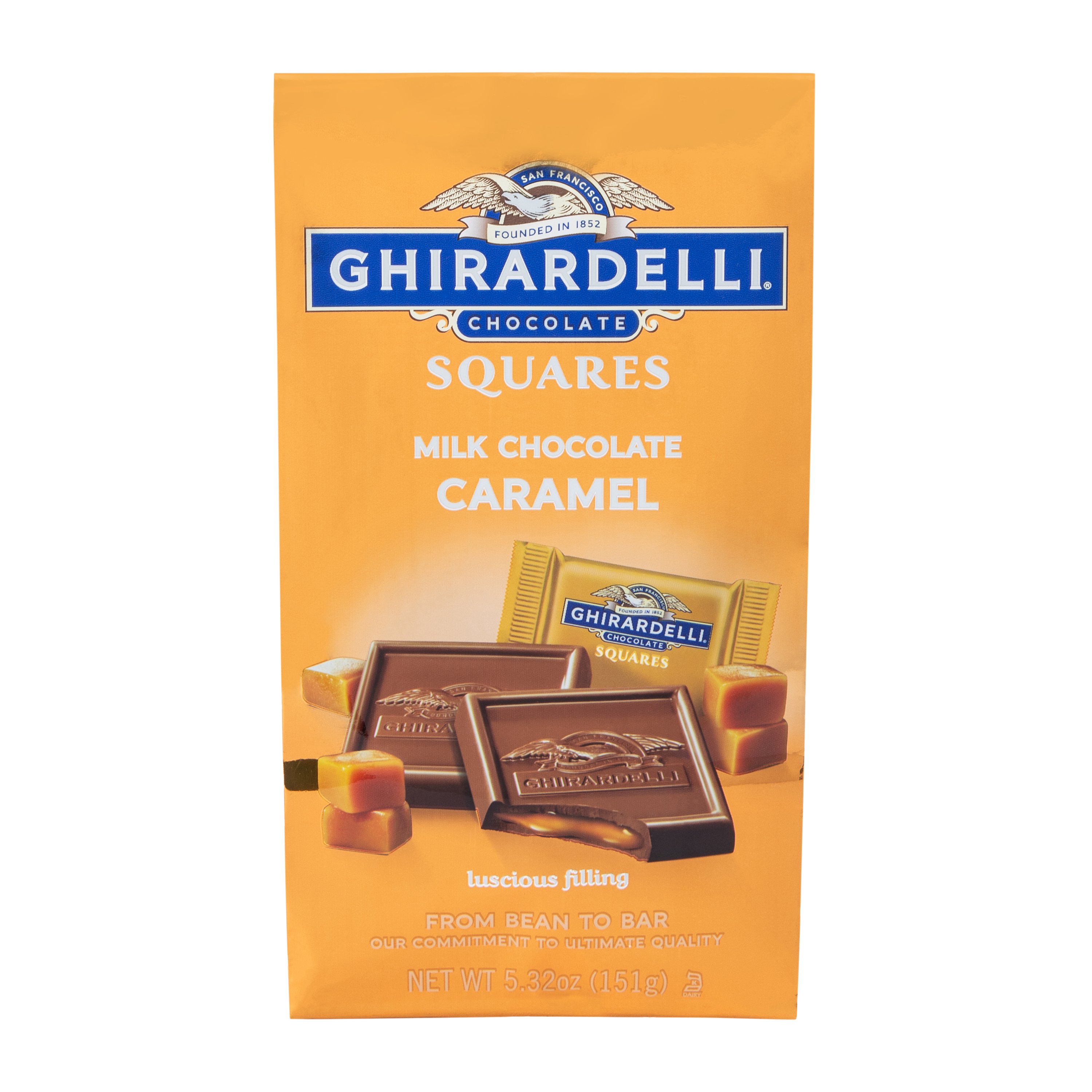 Ghirardelli® Squares Caramel Milk Chocolate 5.32oz