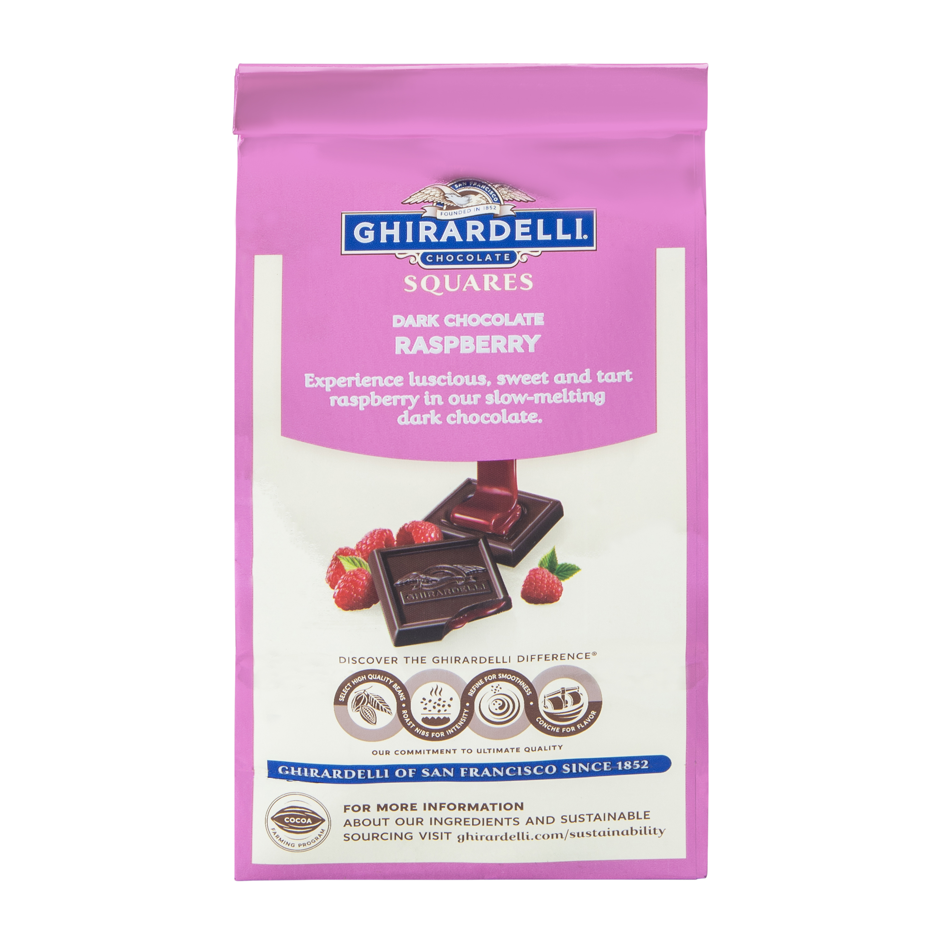 Ghirardelli® Squares Raspberry Dark Chocolate 5.32oz