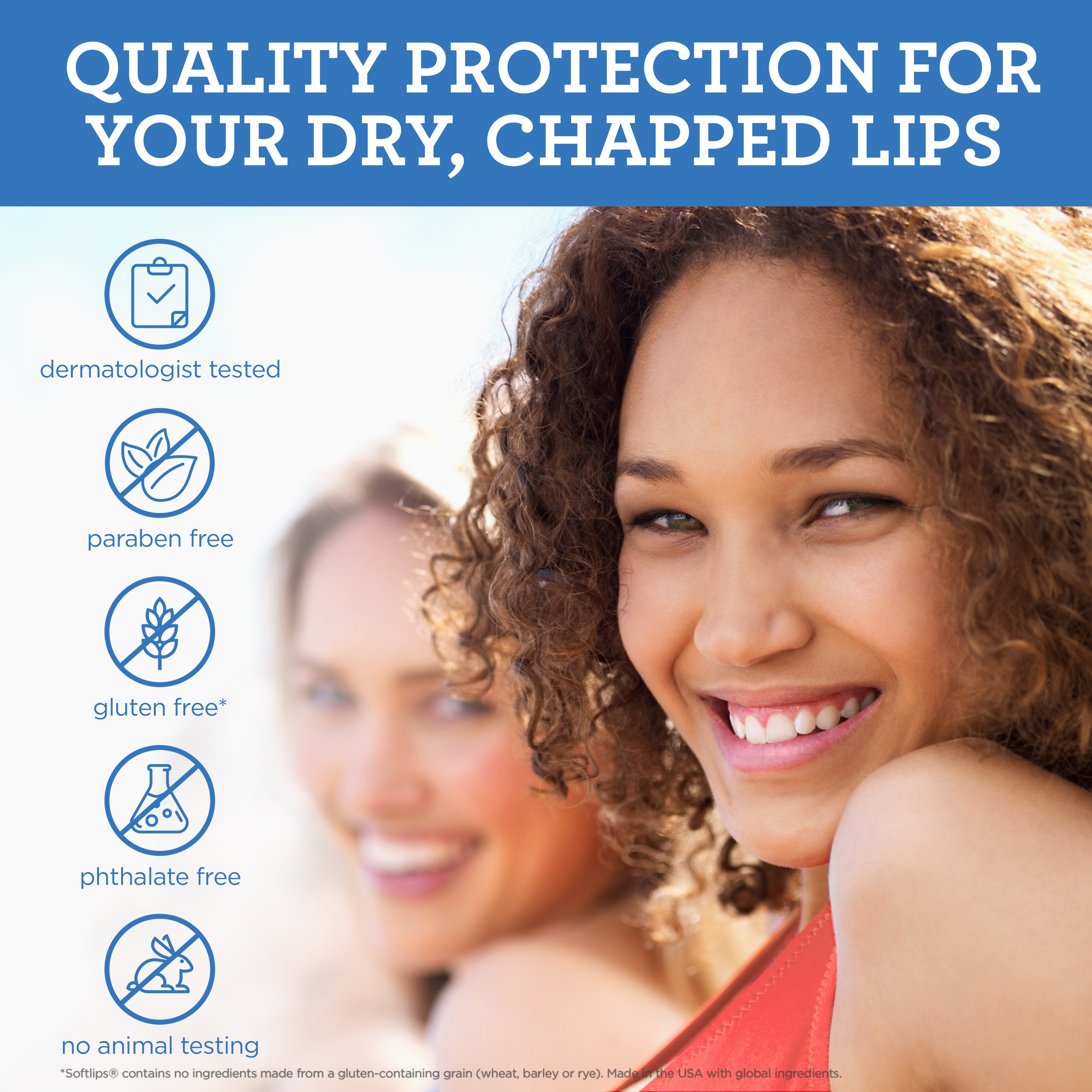 Softlips Lip Protectant, Vanilla Flavored & Tinted Pearl, 2-Pack