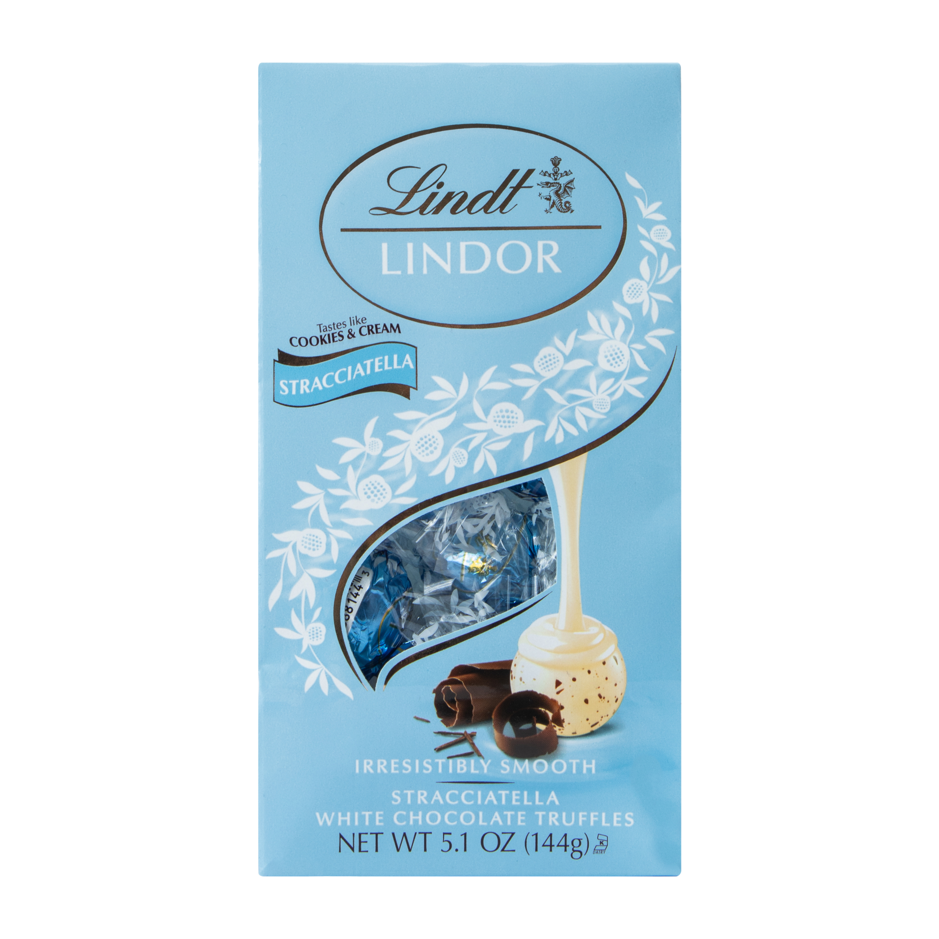 Lindt Lindor Stracciatella White Chocolate Truffles 5.1oz