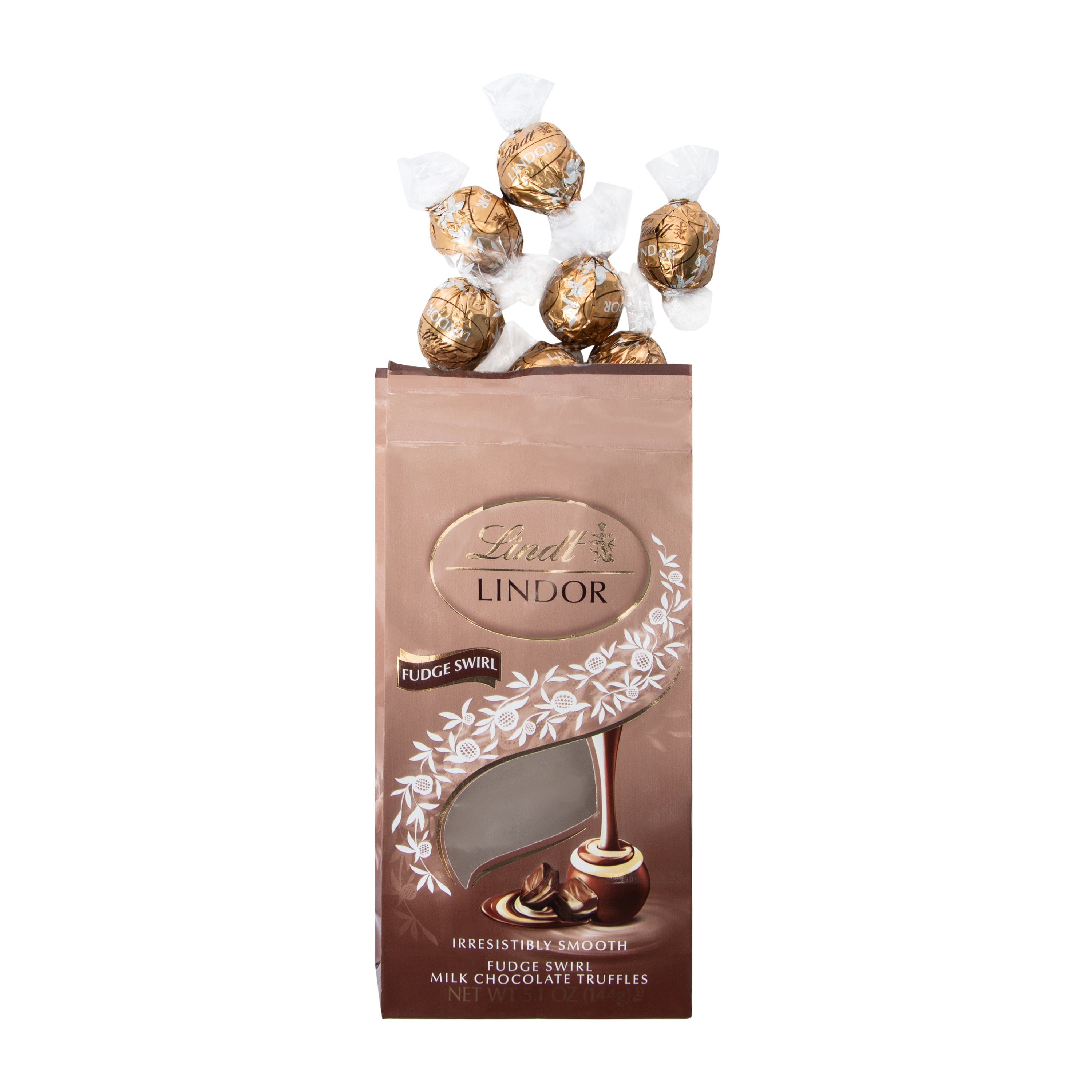 Lindt Lindor Fudge Swirl Milk Chocolate Truffles 5.1oz
