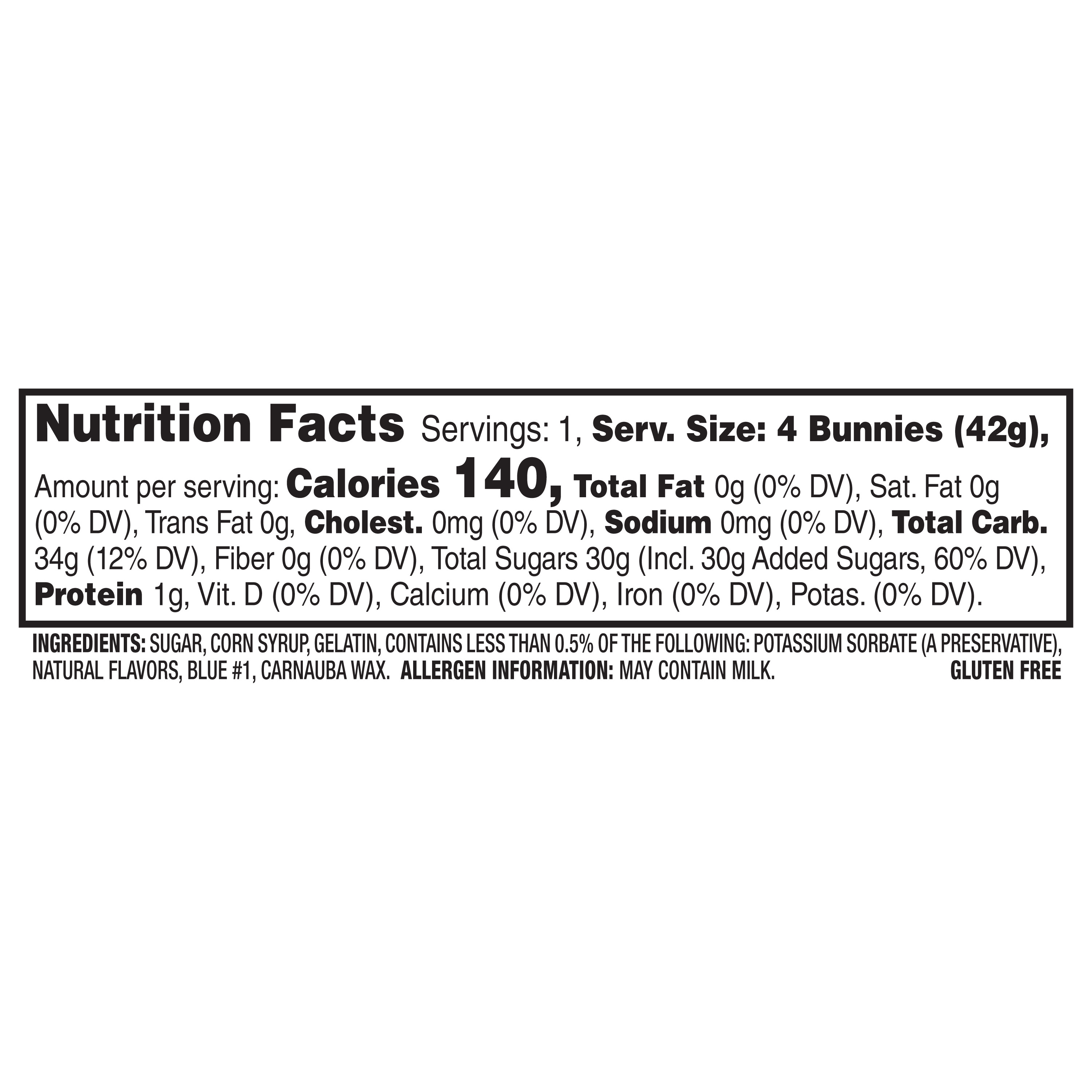 Peeps® Blue Marshmallow Bunnies 4-Pack