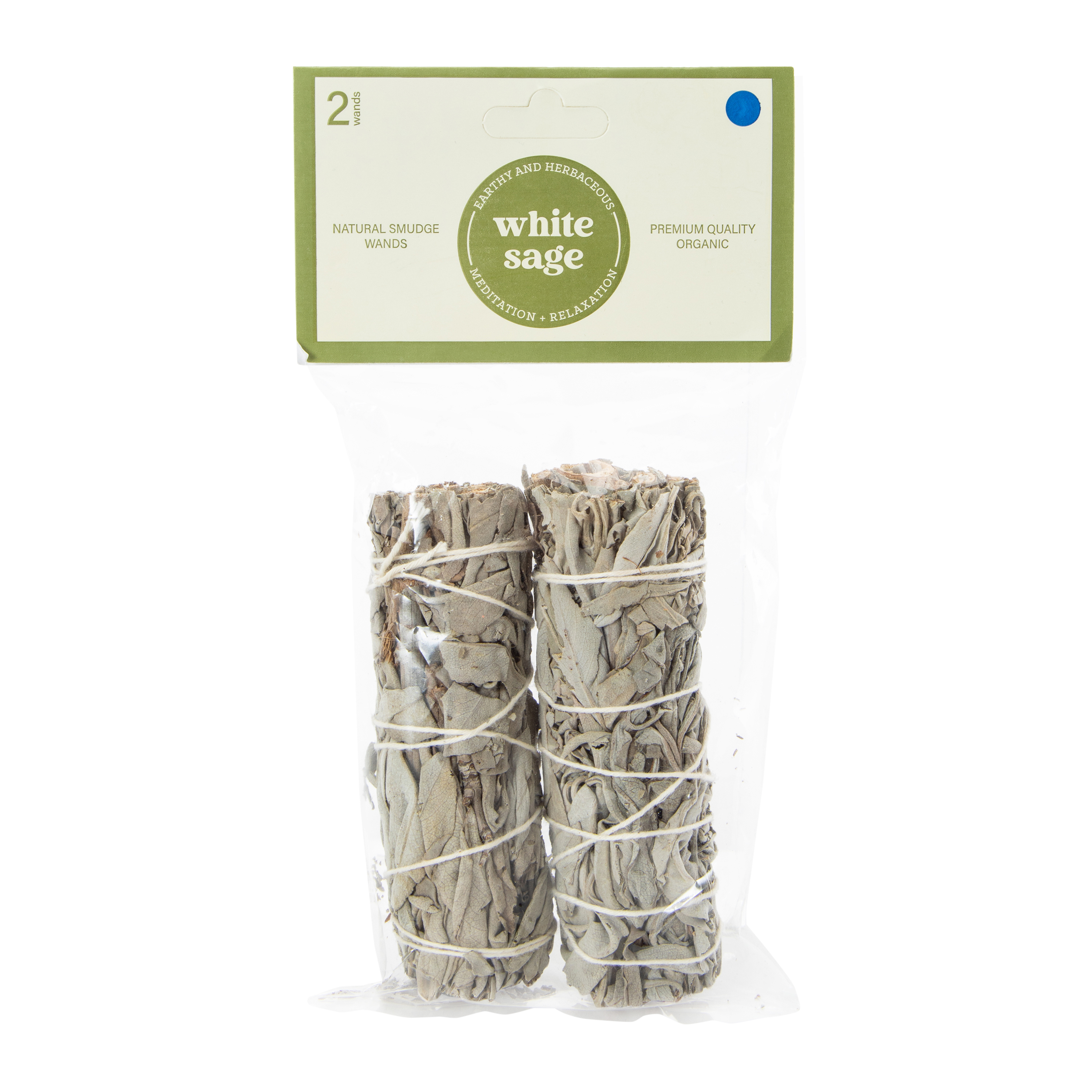 Premium White Sage Smudge Wand 2-Count