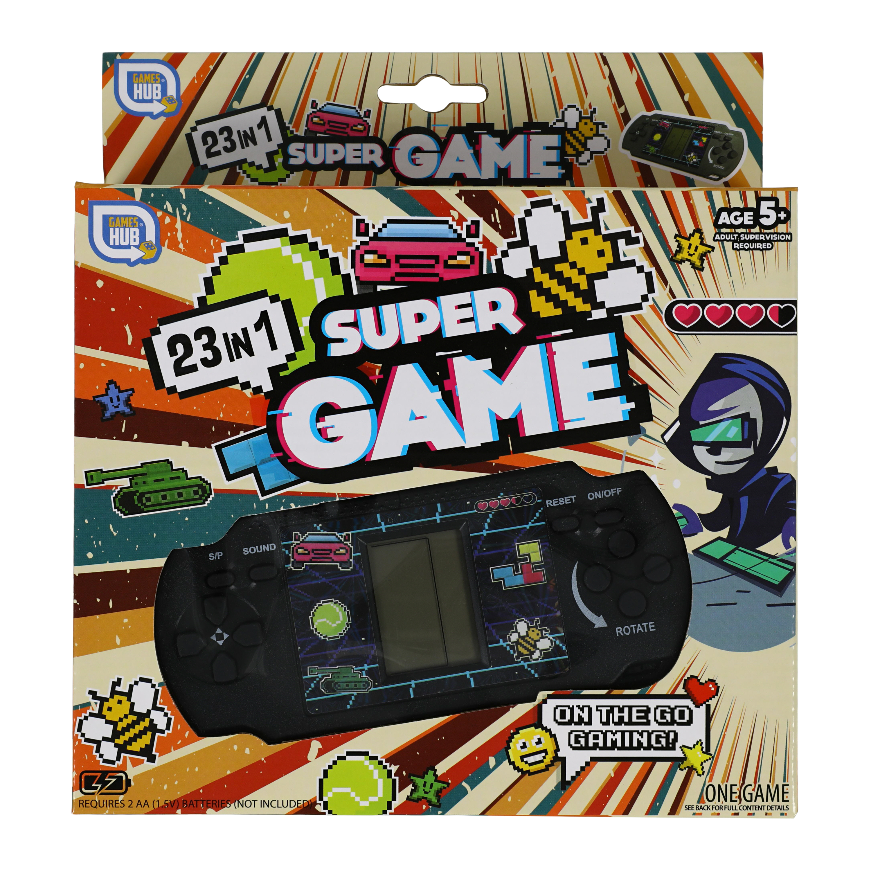 Games Hub® Handheld Gaming System