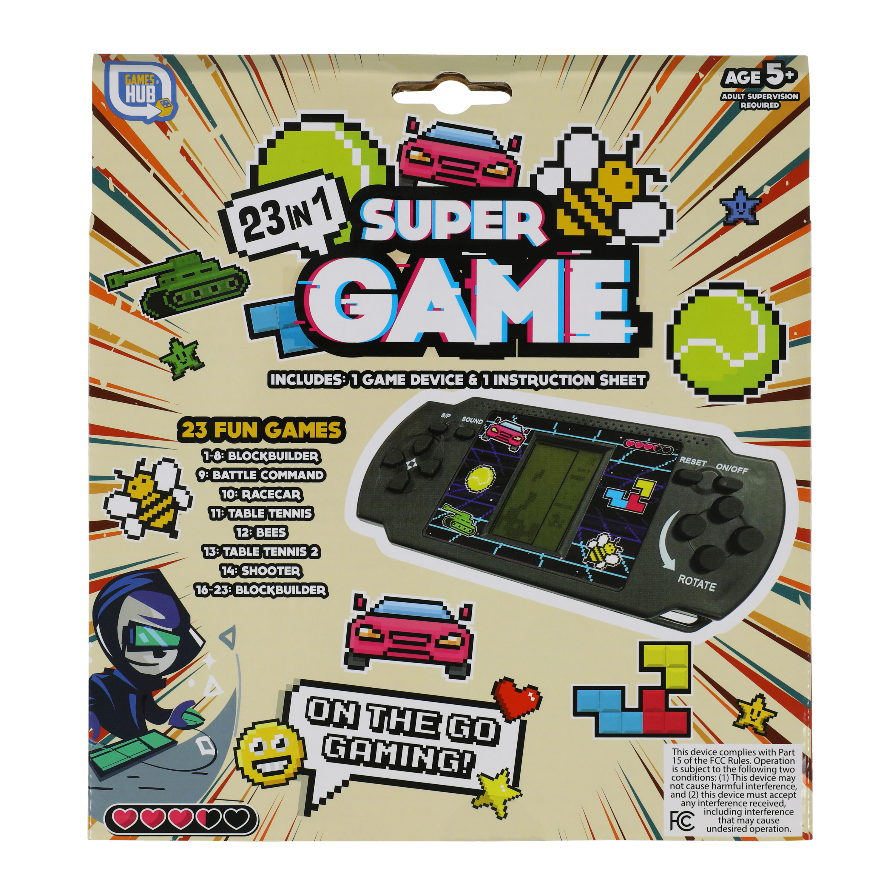 Games Hub® Handheld Gaming System
