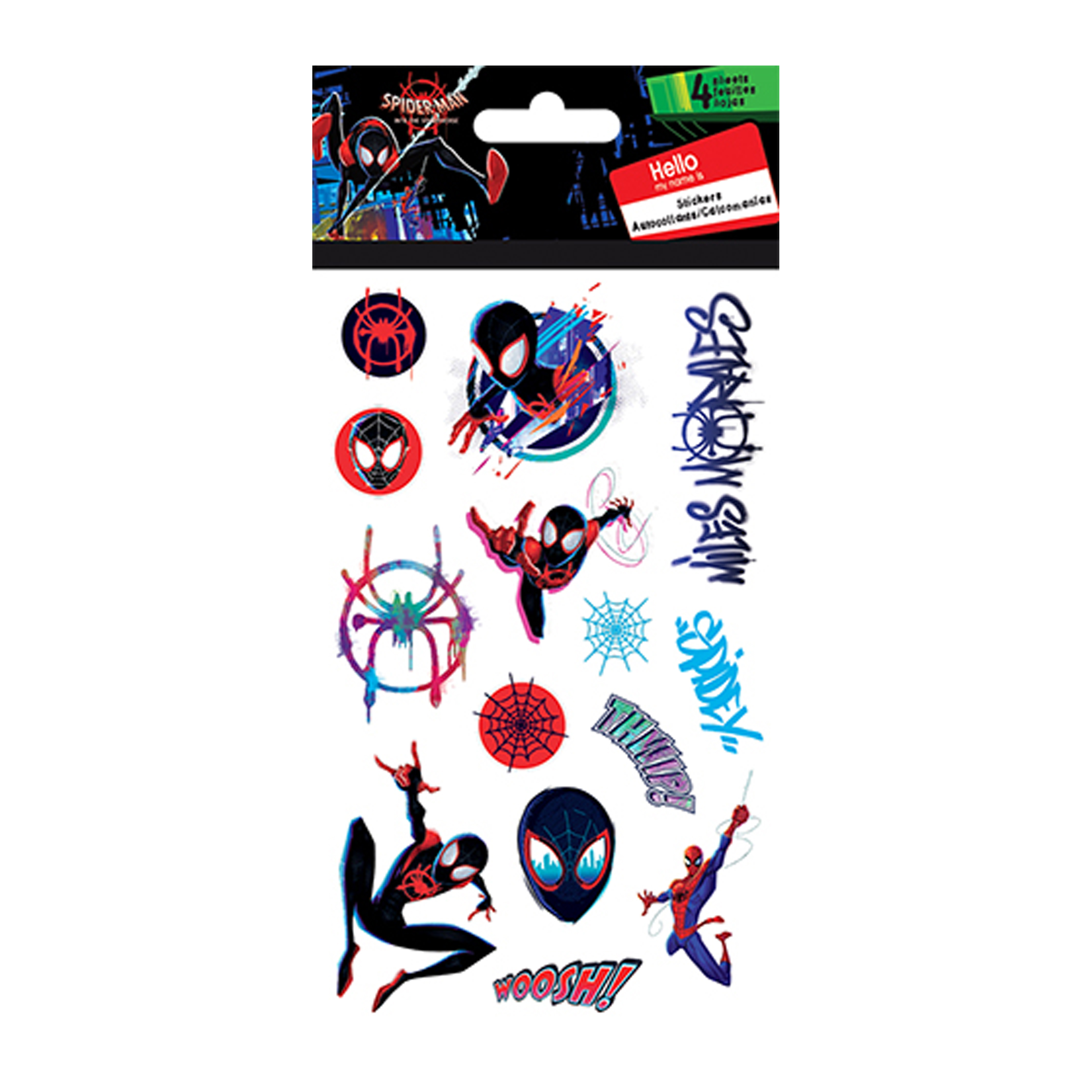 Marvel® Spider-Man Stickers 4 Sheets