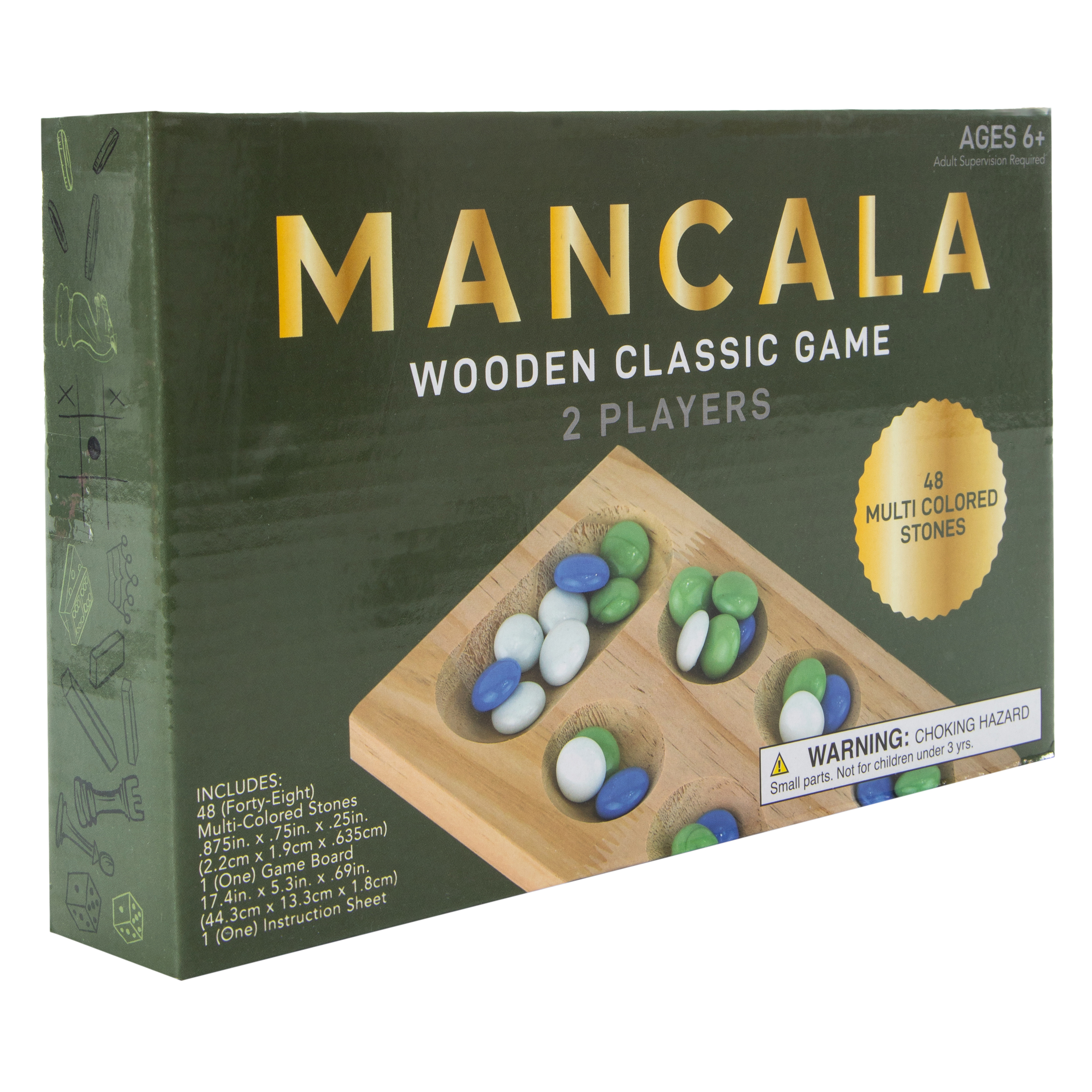 Mancala de Madera Solida: El Juego Clasico de Estrategia pa la Casa 6