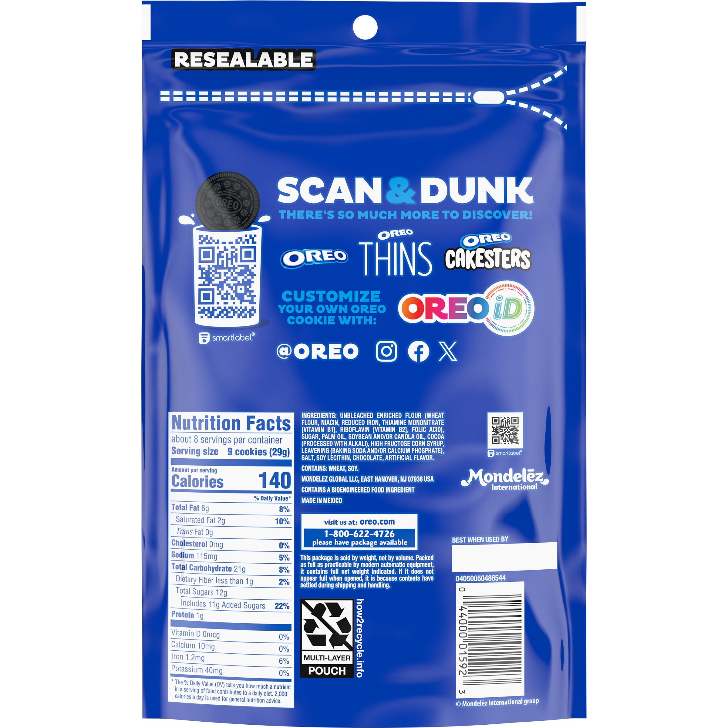 Oreo® Mini Snak-Saks 8oz