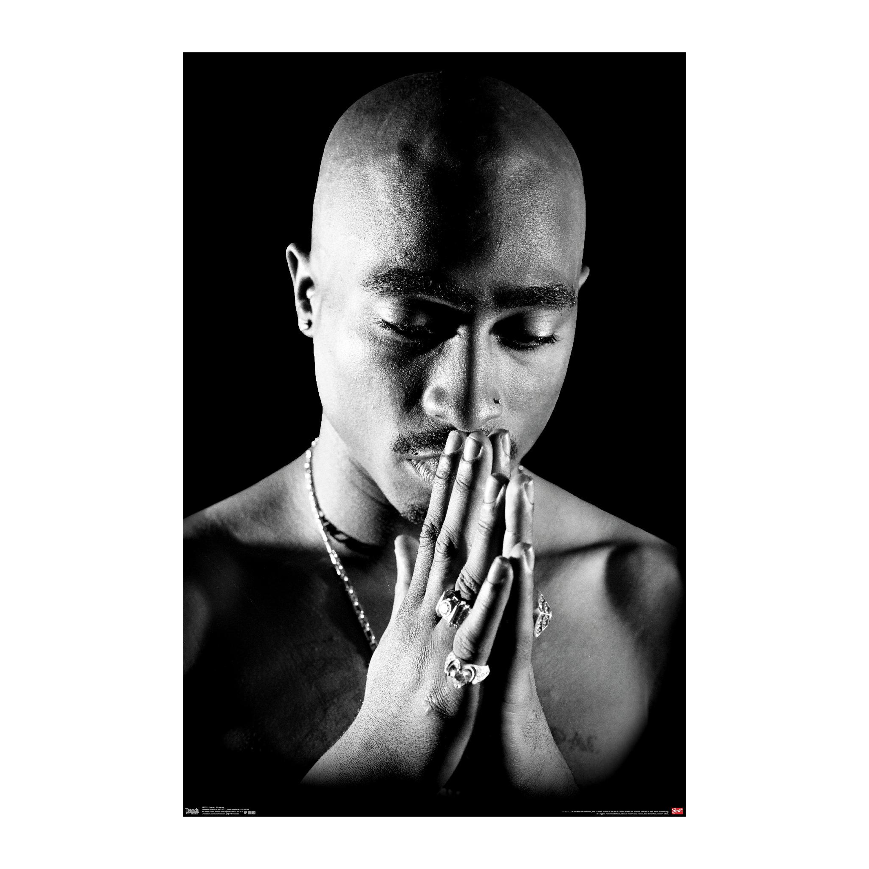 Tupac Praying Poster 22.37in x 34in