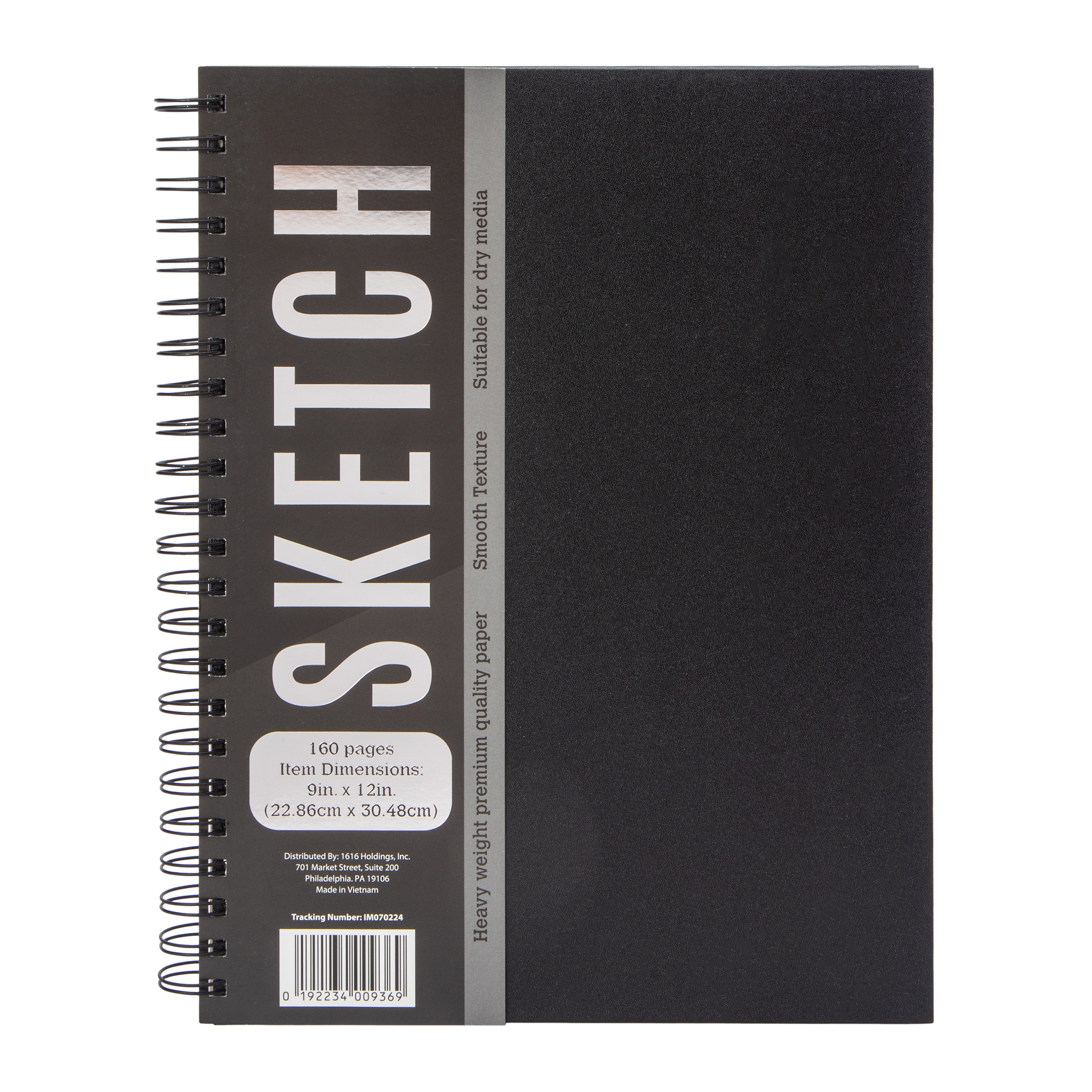 Premiere® Spiral Bound Hardcover Sketch Book 9in x 12in