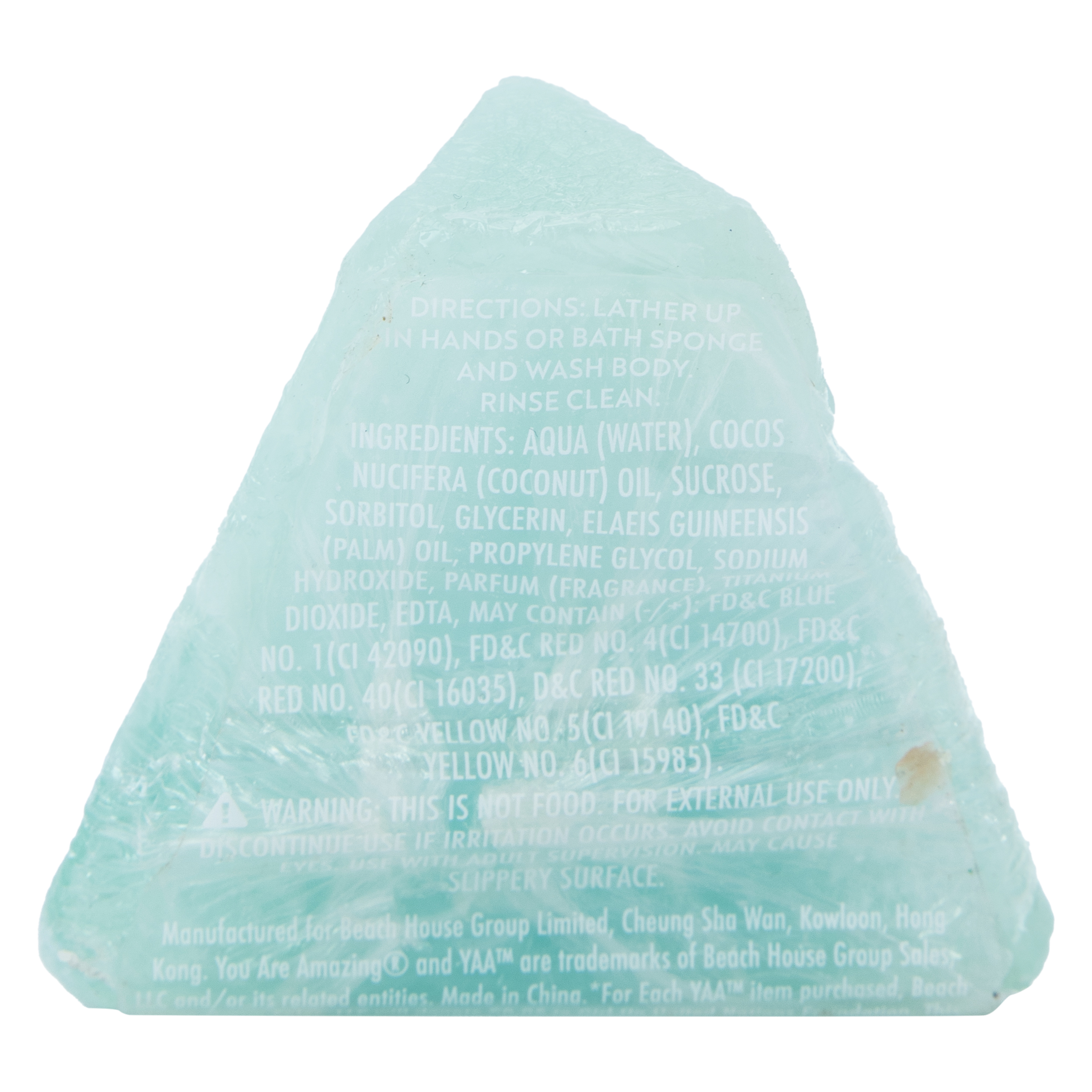 YAA Hydrating Coconut Crystal Bath Soap 5.29oz