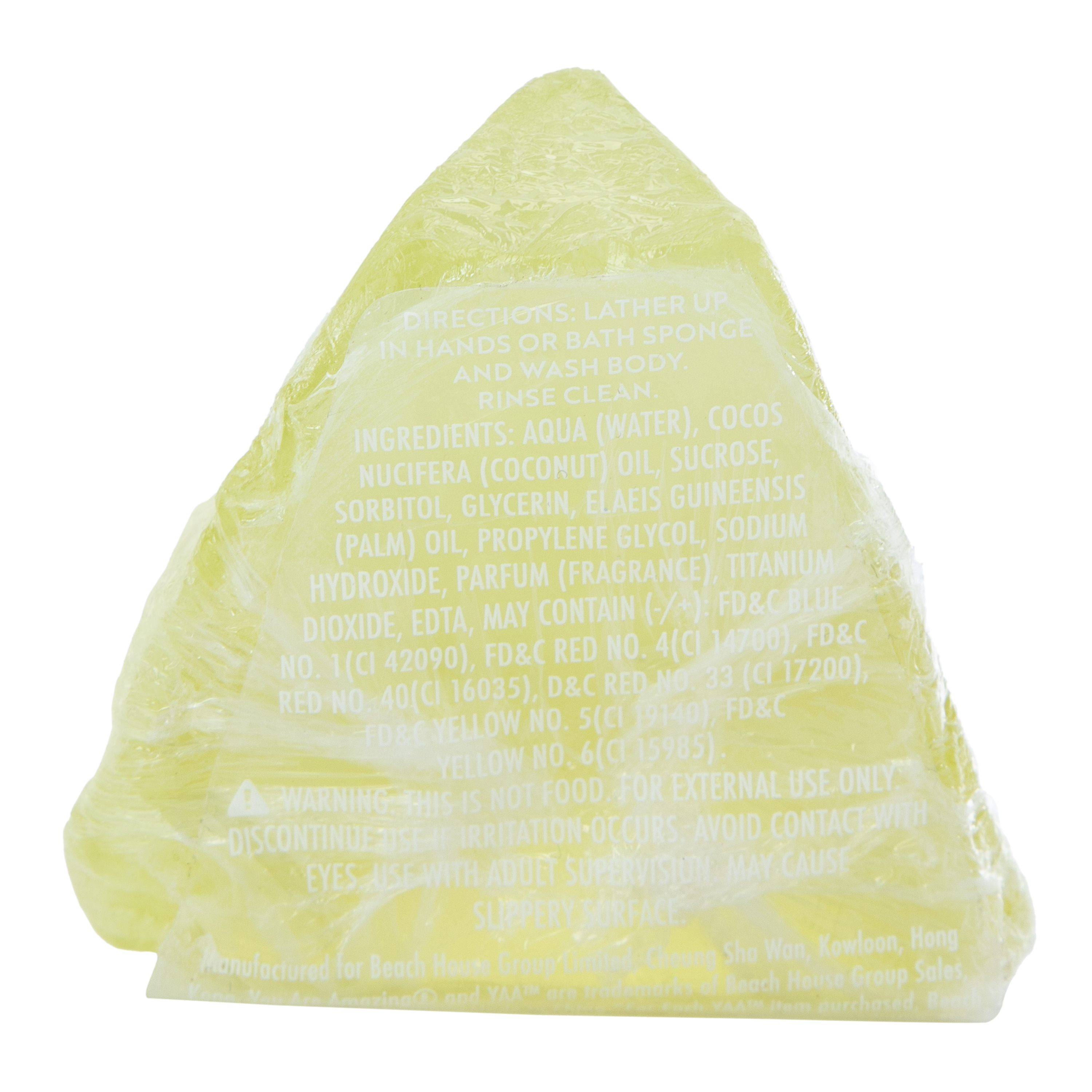 YAA Revitalizing Vanilla Crystal Bath Soap 5.29oz
