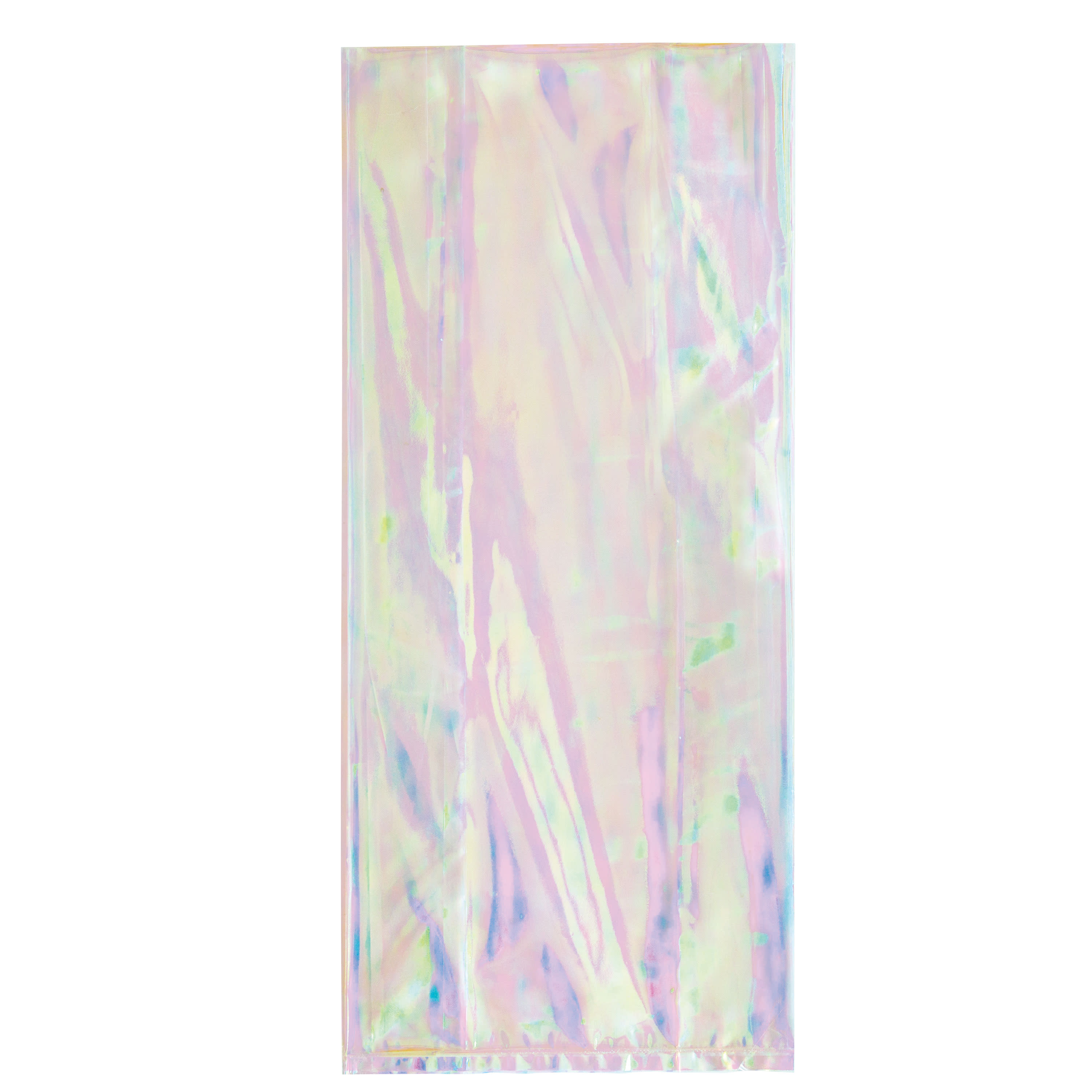 12-Count Iridescent Cellophane Loot Bags With Twist Ties