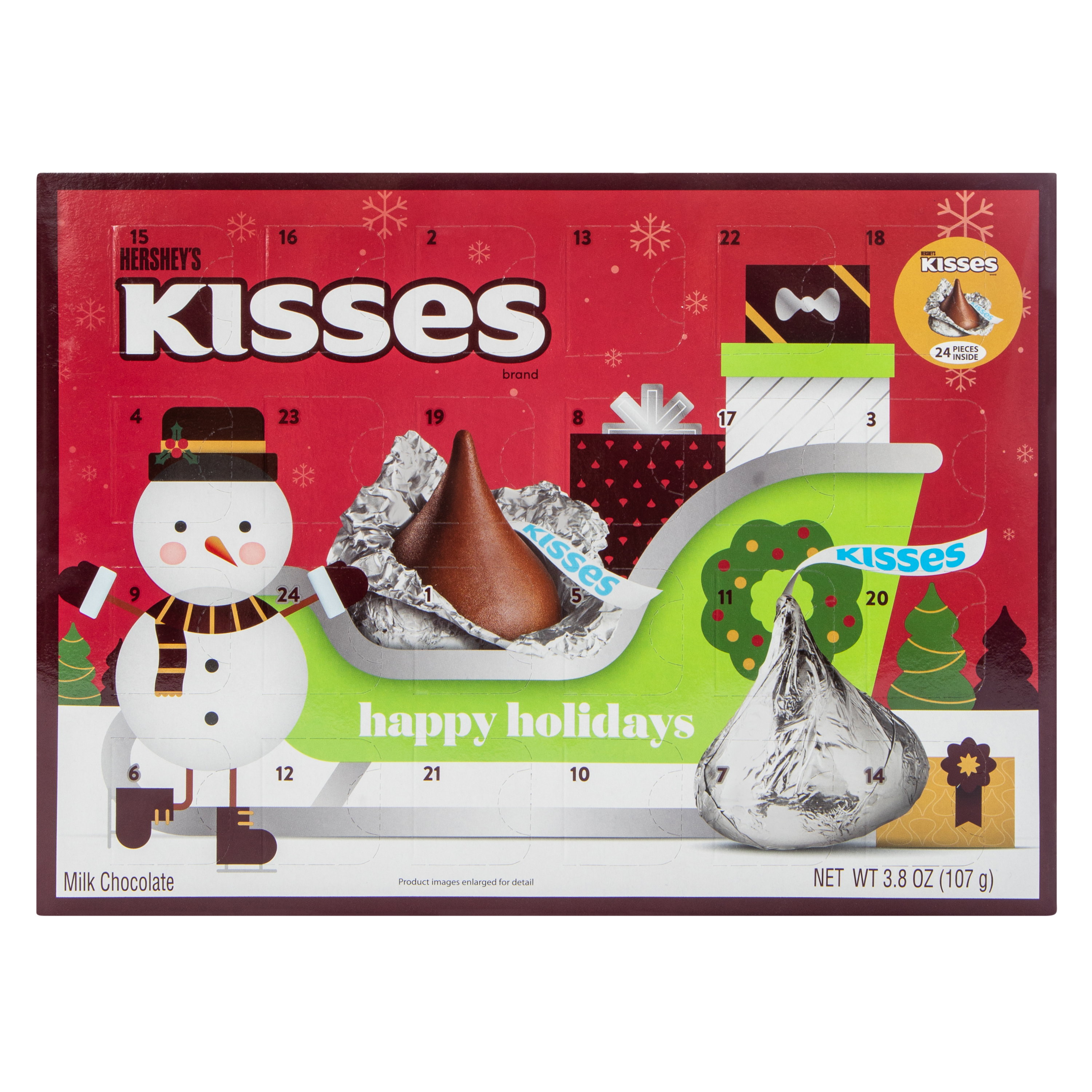 Hershey's Kisses® Milk Chocolate Advent Calendar