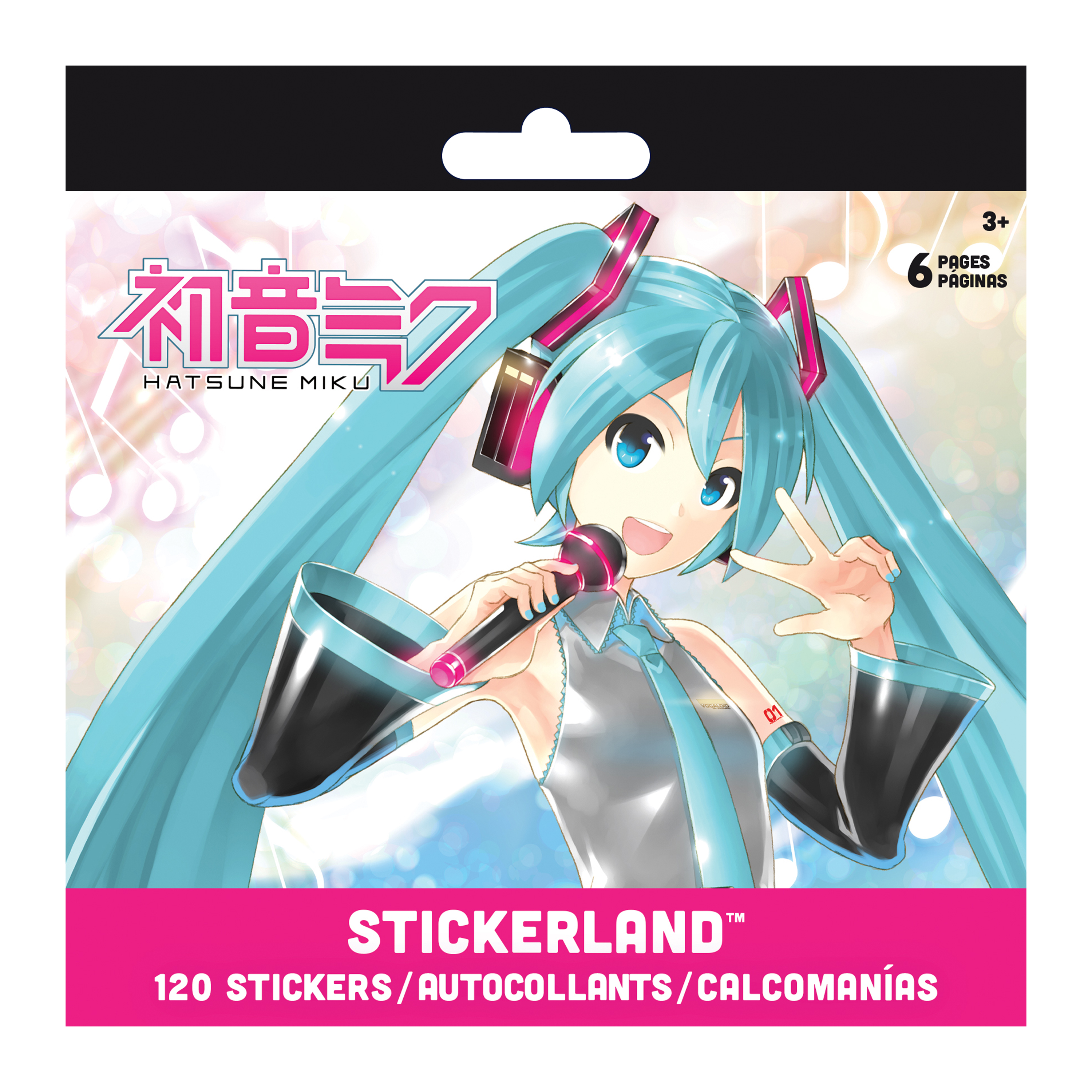 Hatsune Miku Stickerland™ Book with 120 Stickers