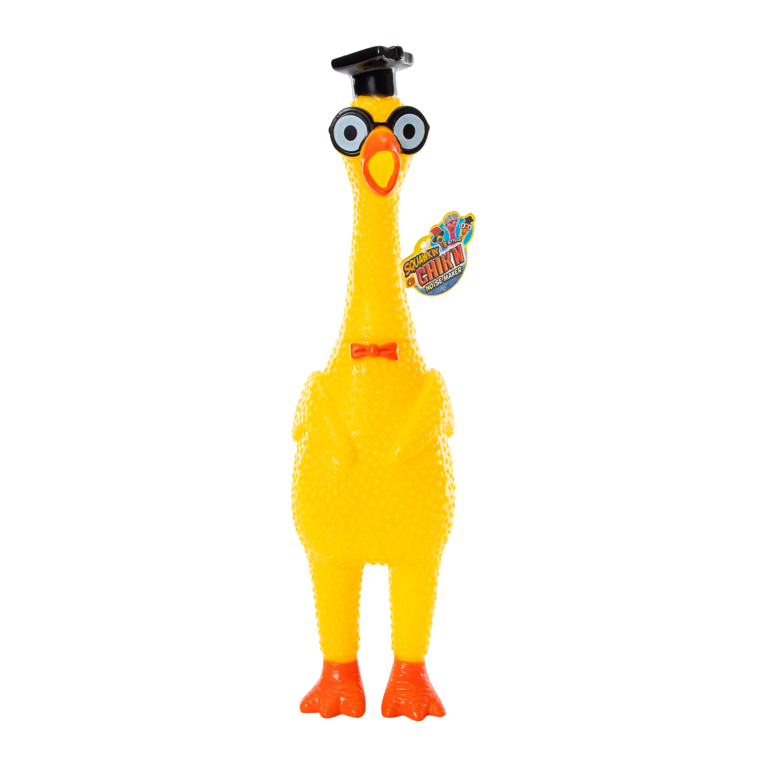 Squawkin' Chik'N® Noisemaker Toy Rubber Chicken