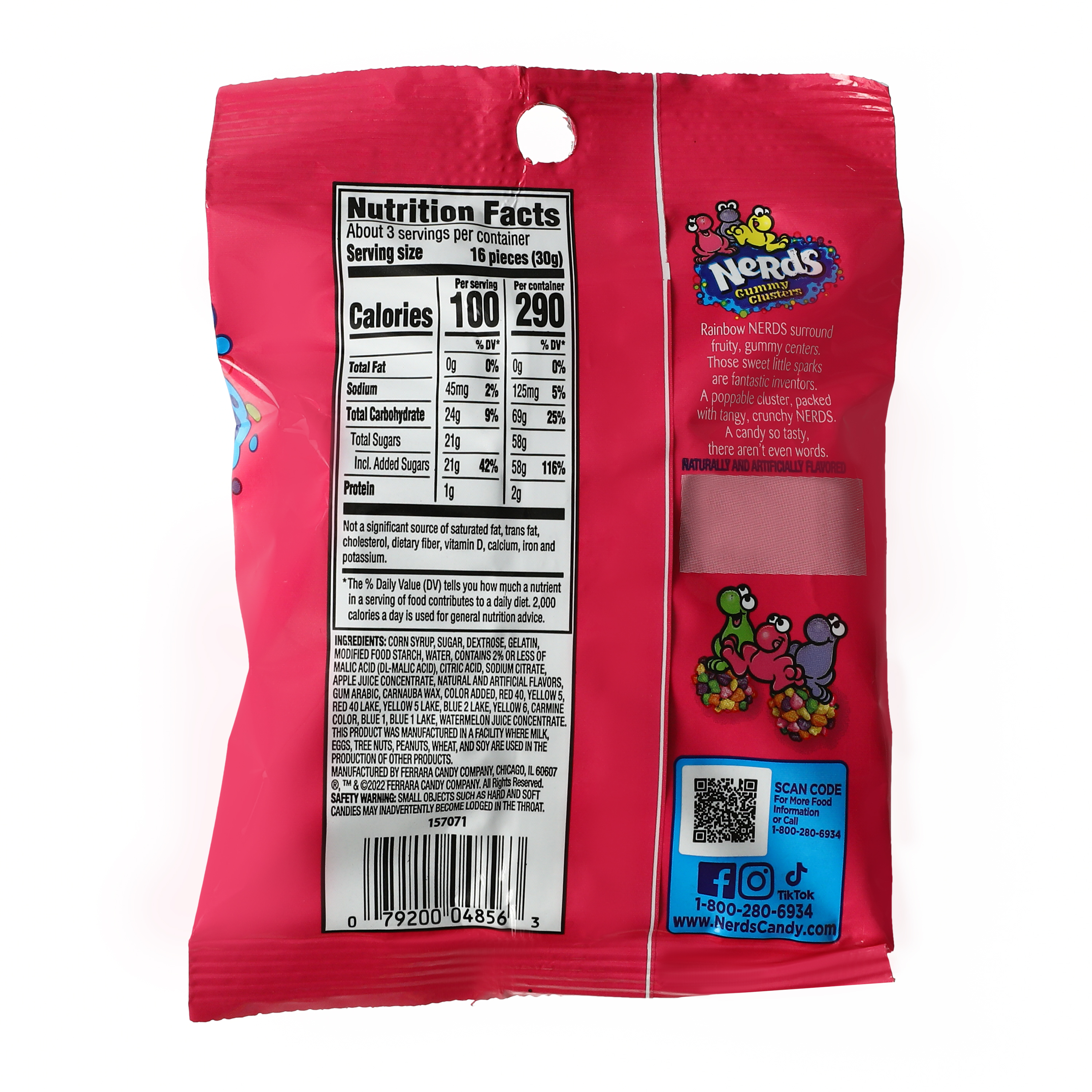Nerds® Gummy Clusters Bag 3oz - Rainbow