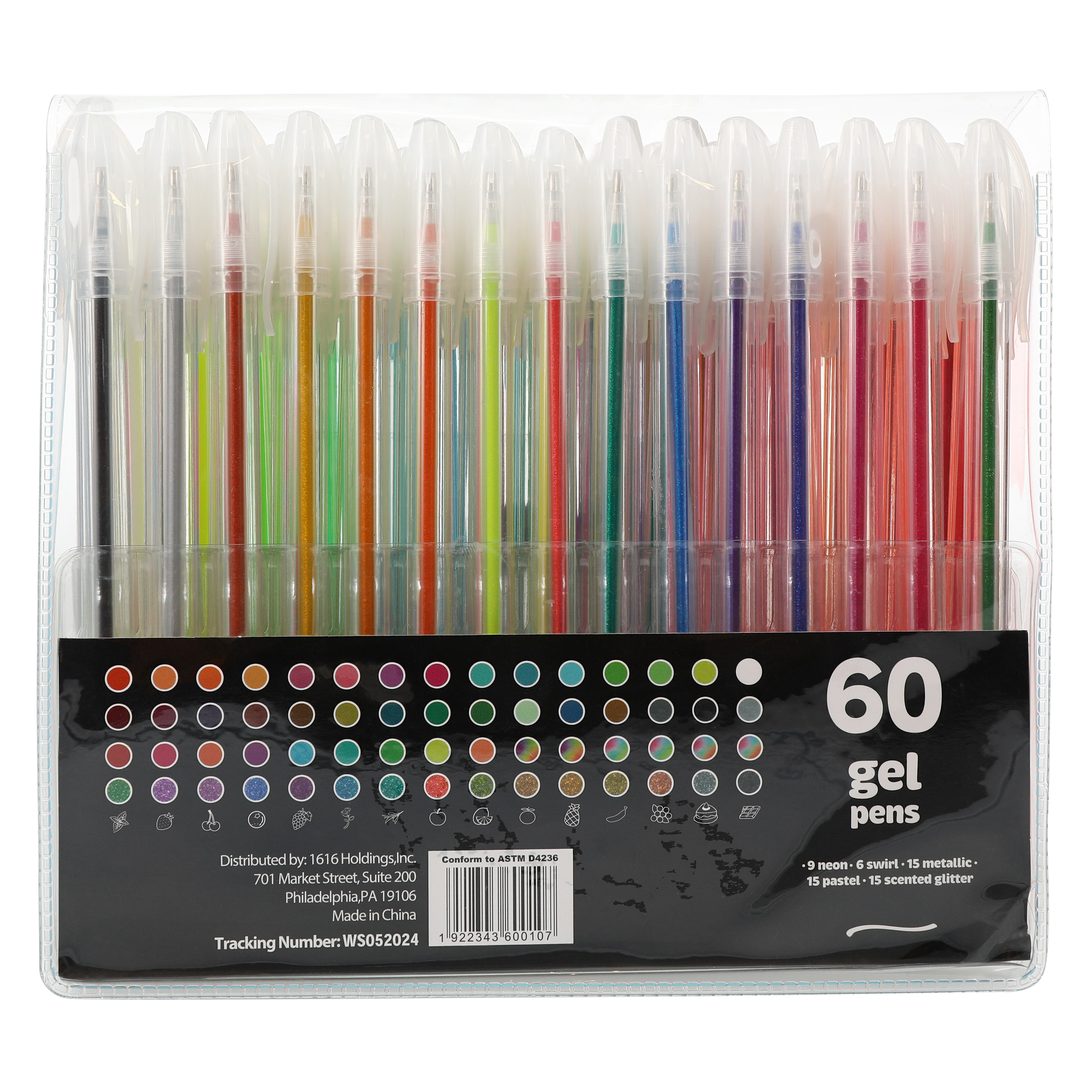 60-Count Gel Pens Set