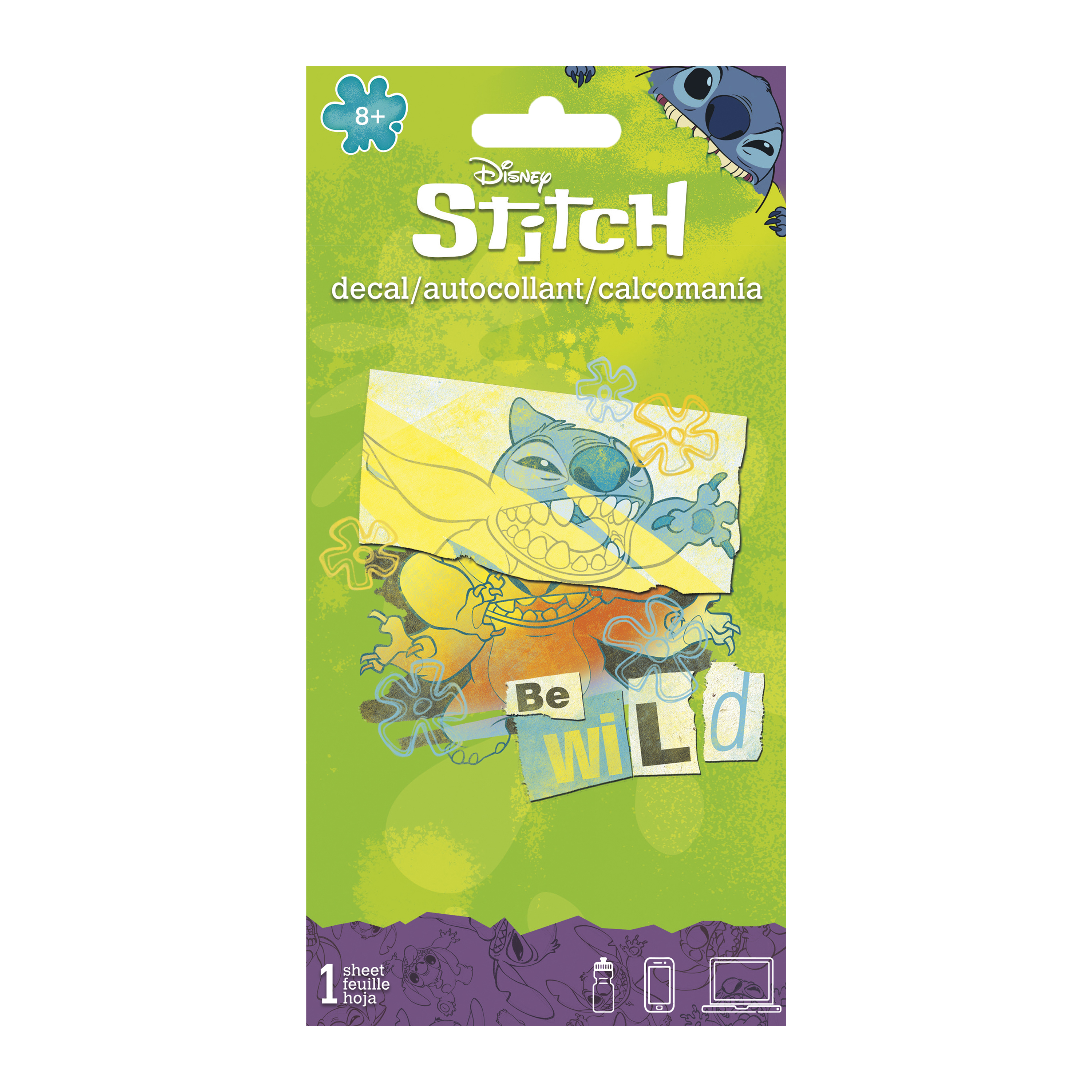 Disney Stitch Sticker Decal 4in x 8in