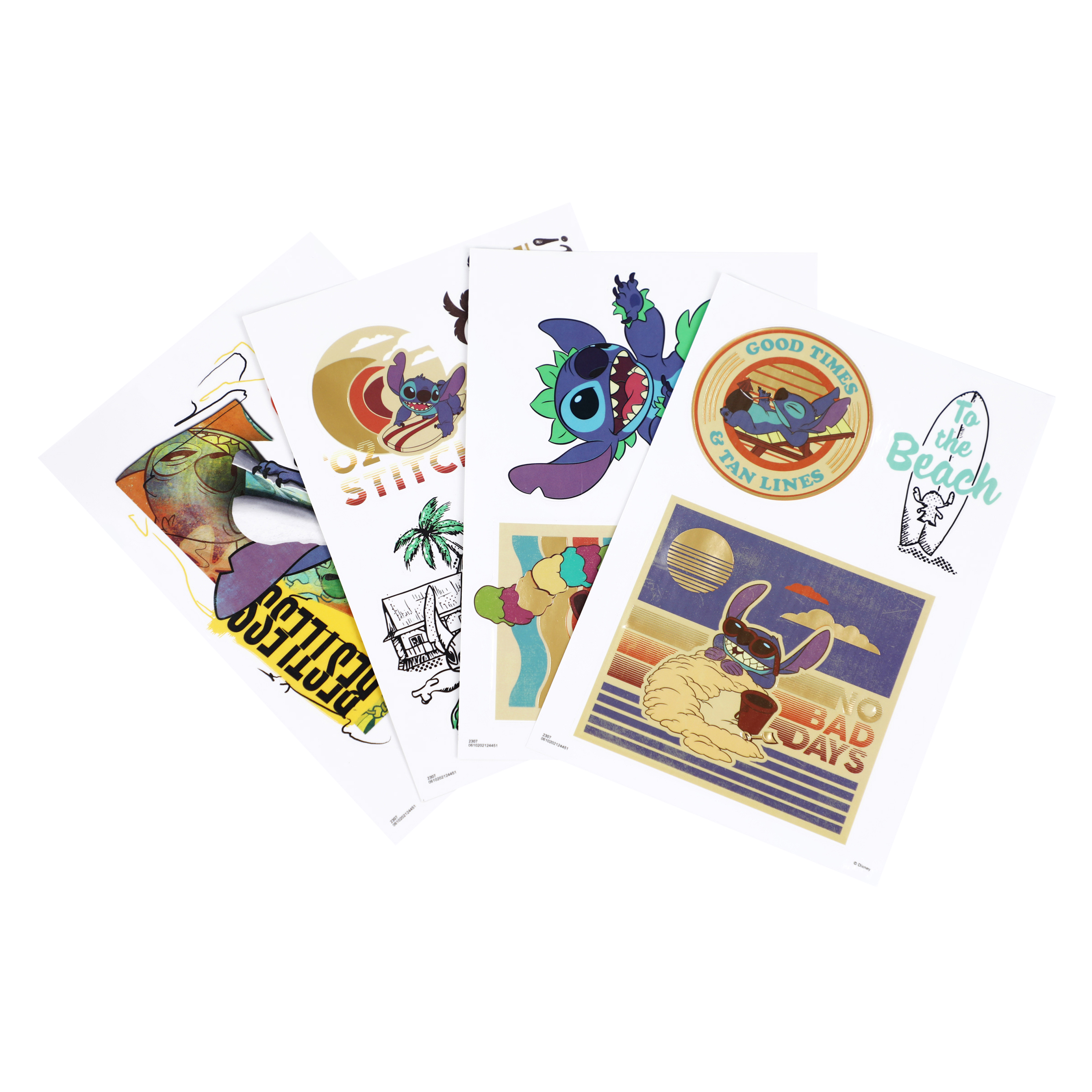 Disney Stitch Device Decals 10-Count
