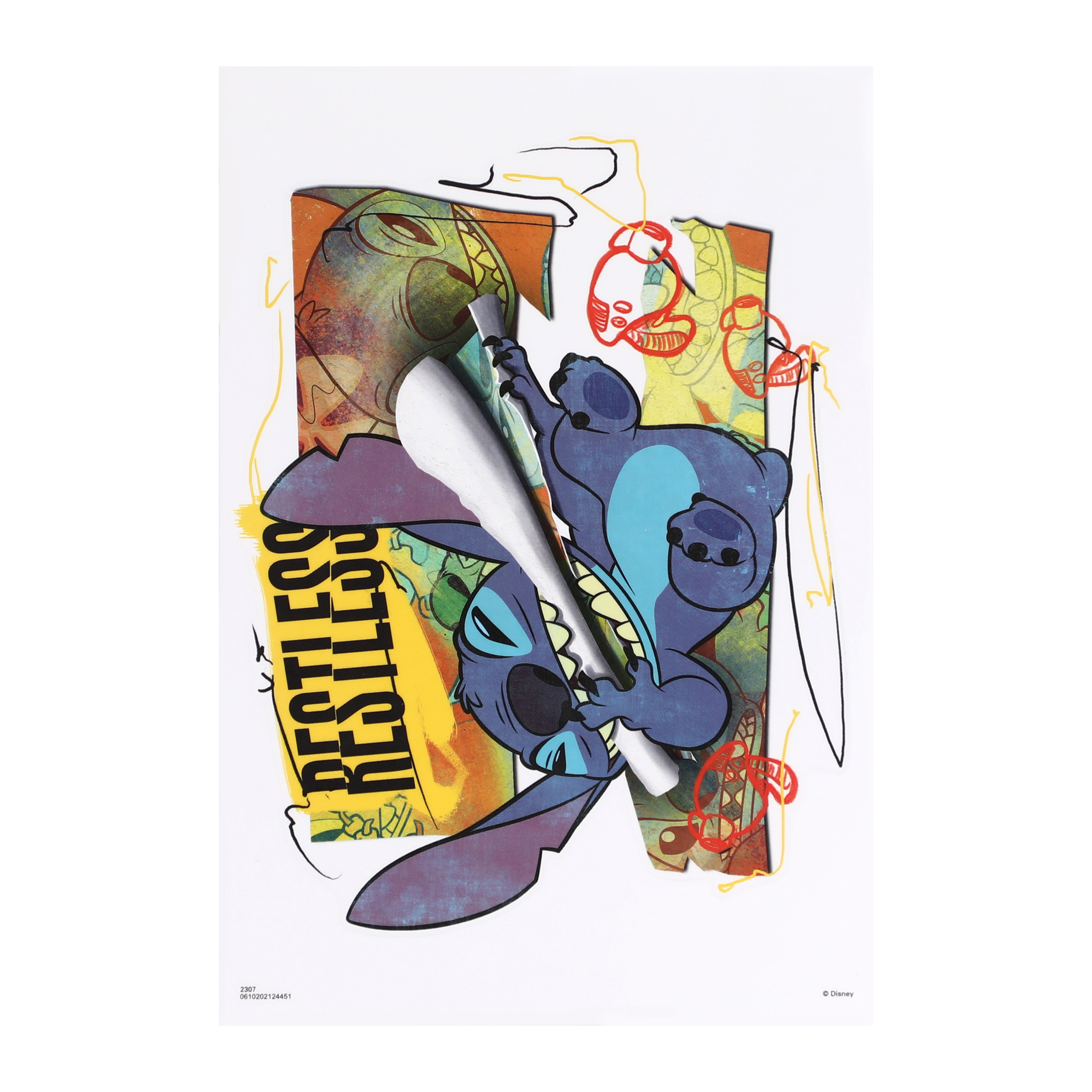 Disney Stitch Device Decals 10-Count