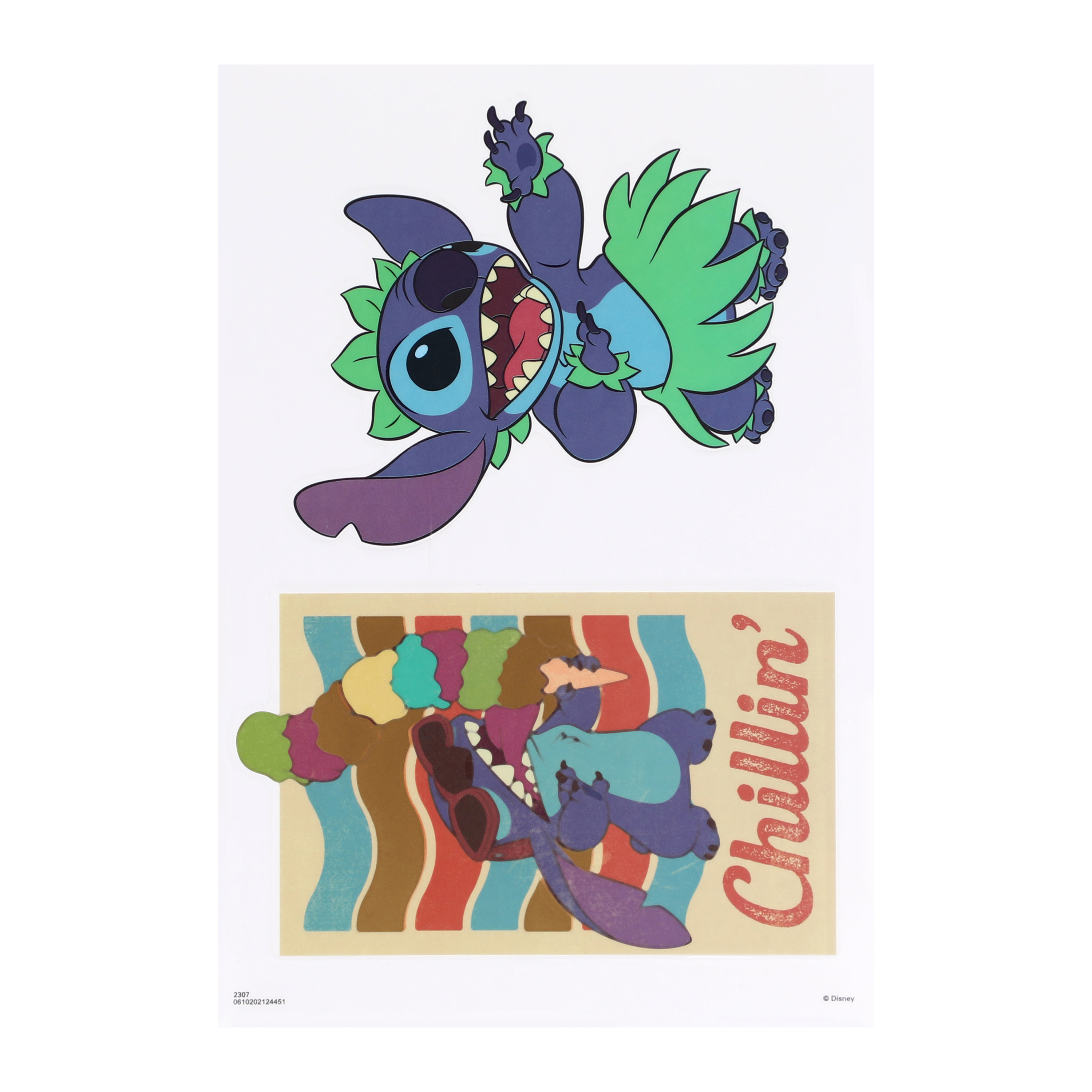 Disney Stitch Device Decals 10-Count