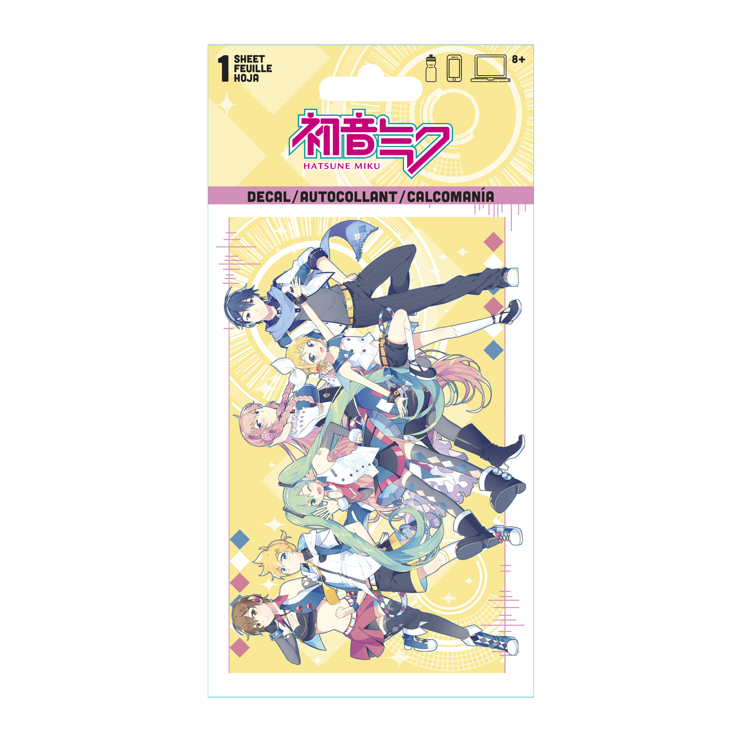 Hatsune Miku Sticker Decal 4in x 8in