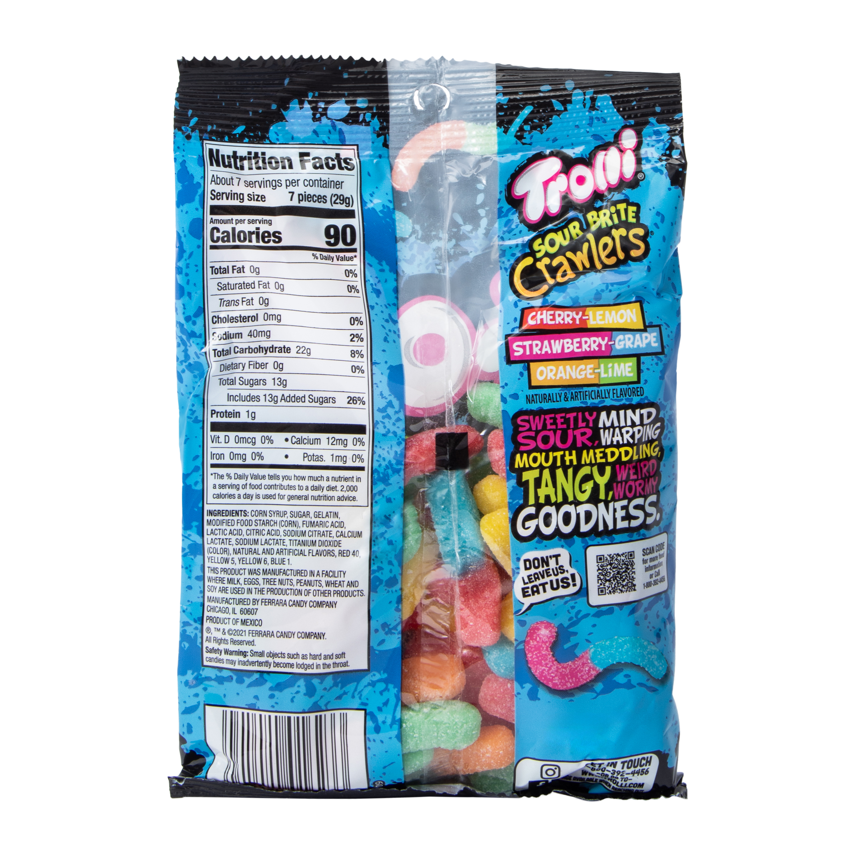 Trolli® Sour Brite Crawlers® Gummi Candy 7.2oz