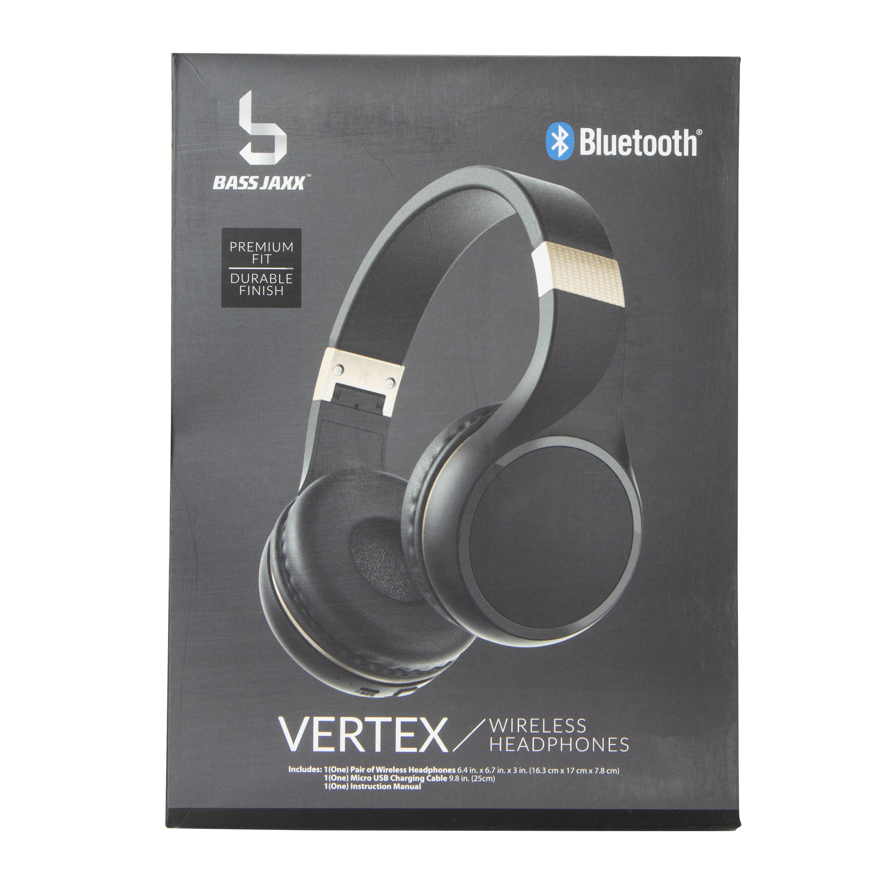 Vertex Metallic Bluetooth® Dj Headphones With Microphone