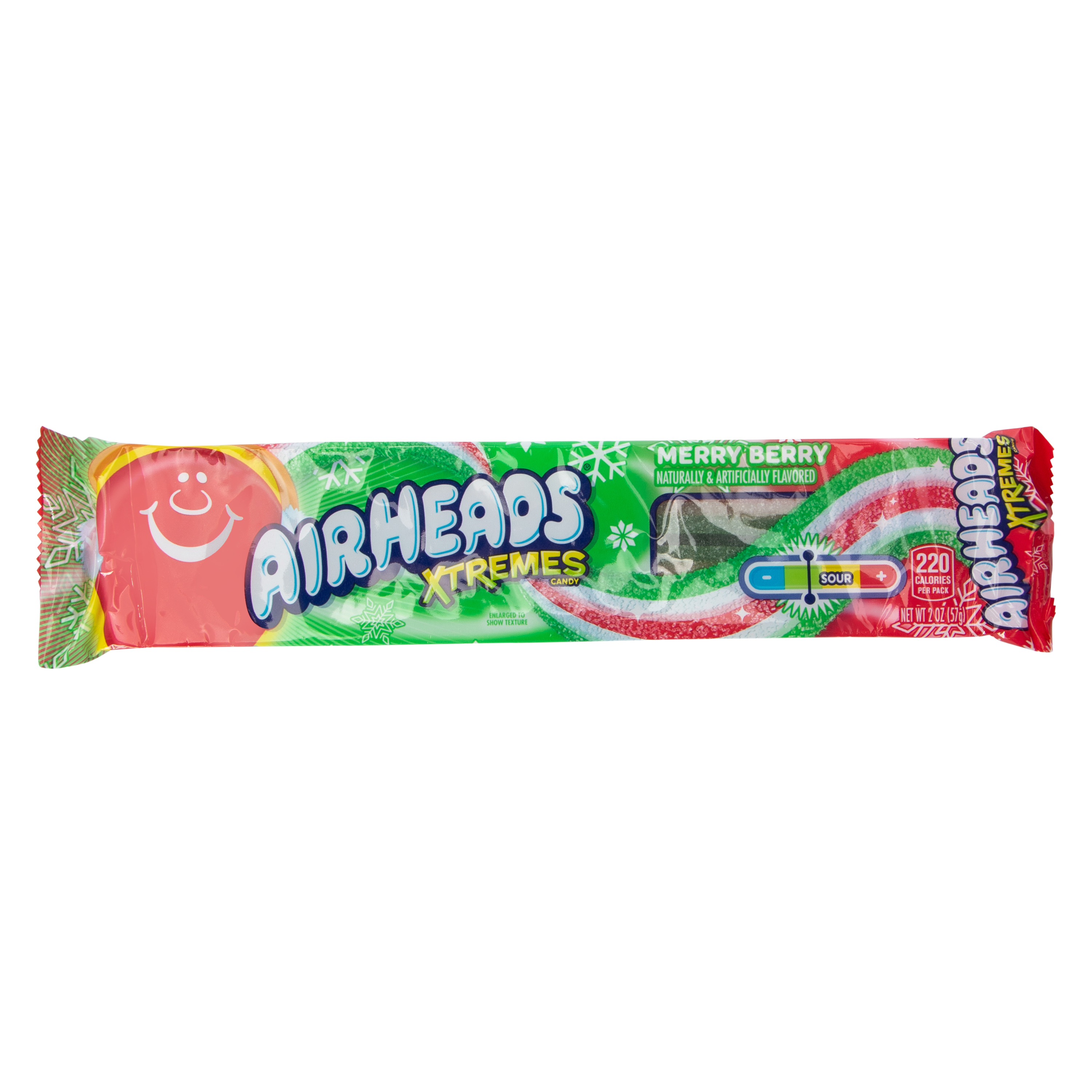 Airheads® Xtremes Merry Berry Holiday Candy 2oz