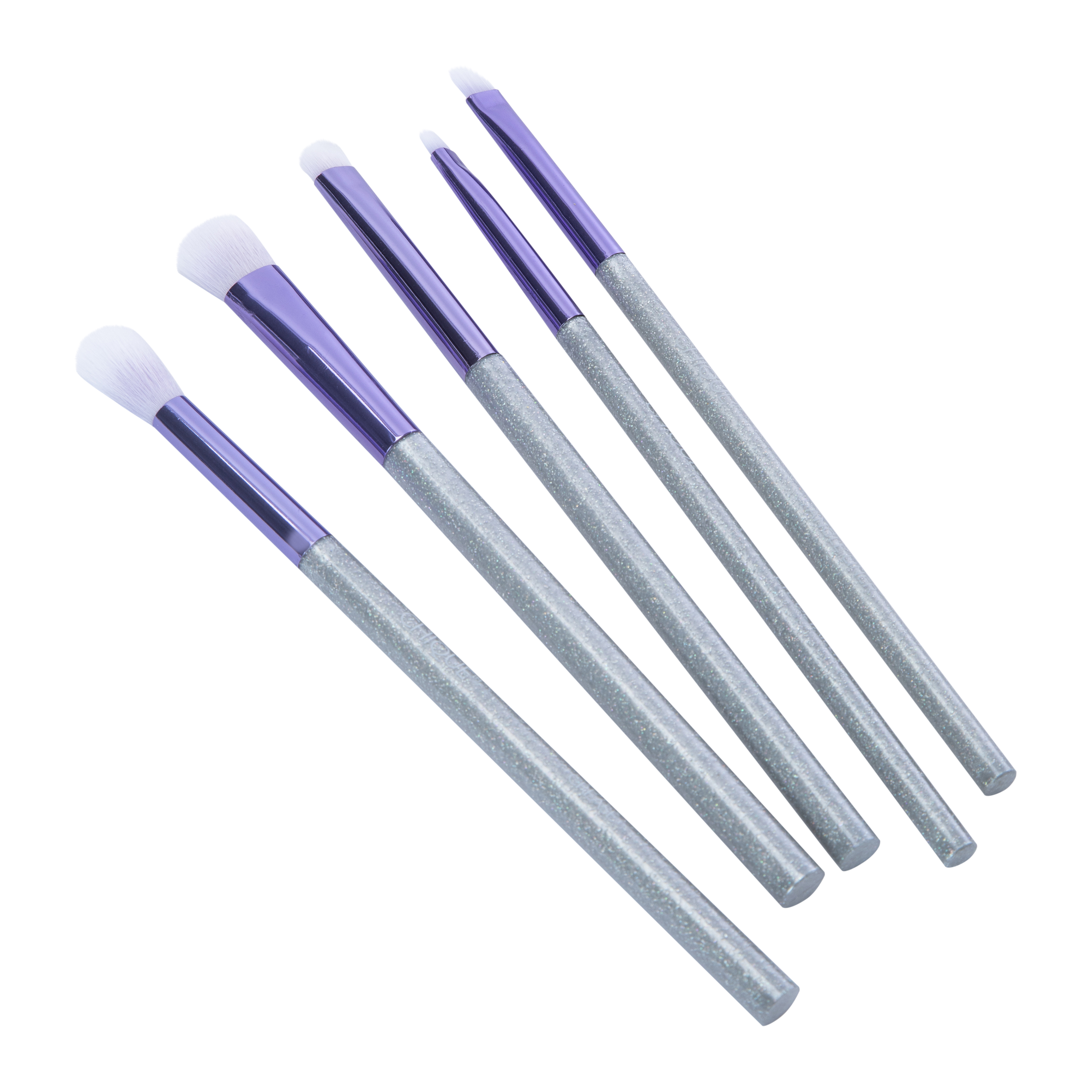 Chique™ Purple Iridescent Eye Makeup Brush Kit 5-Piece