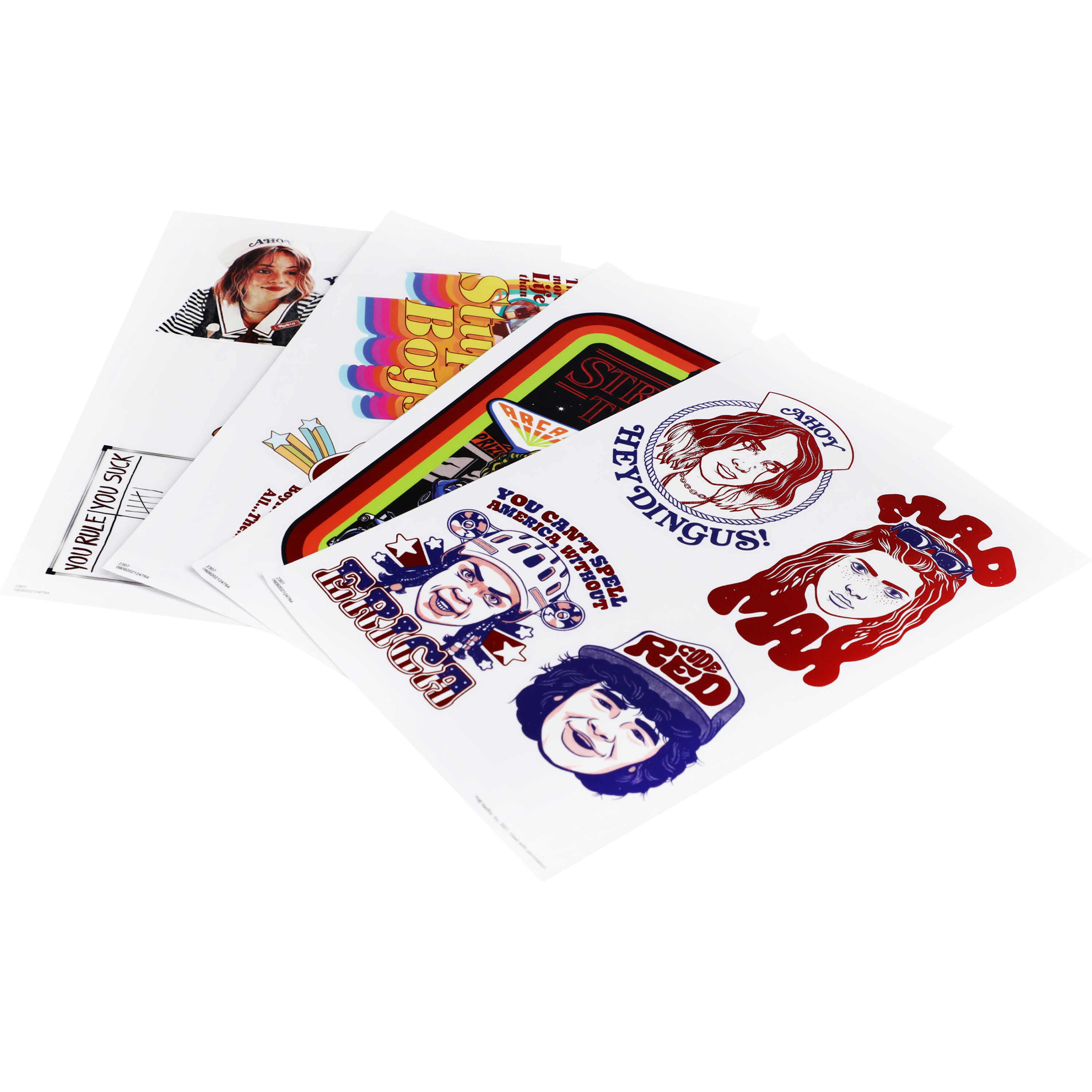 stranger things™ 8in decal sticker