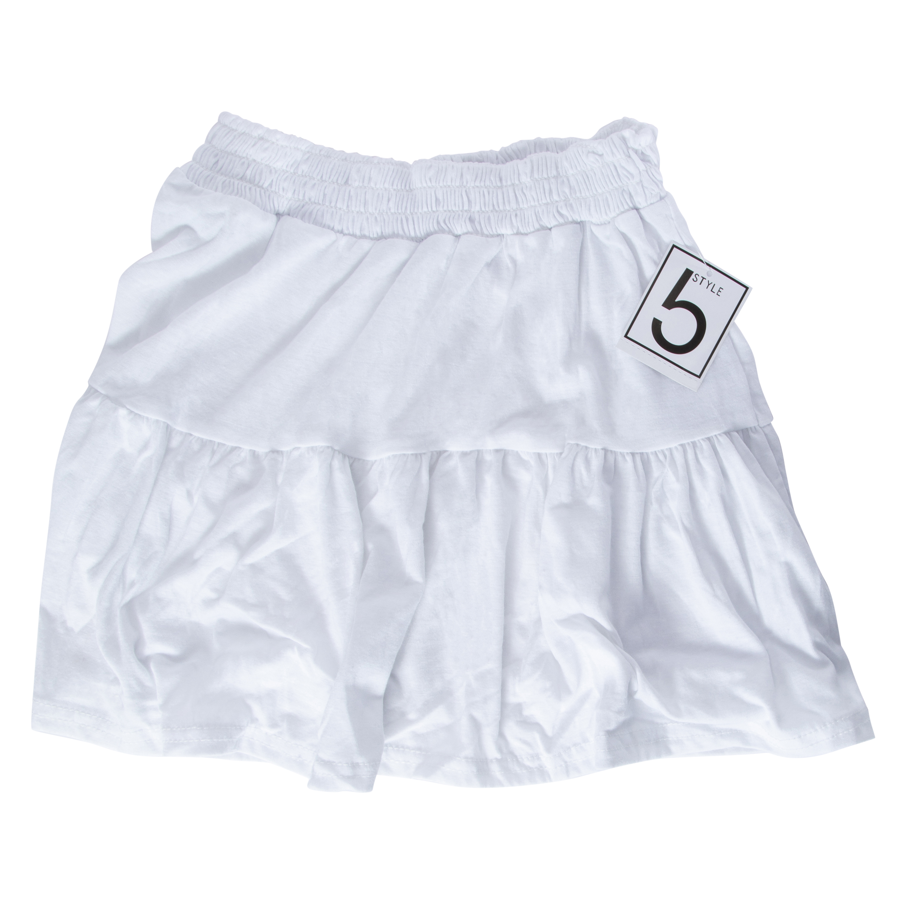 White Ruffle Skirt