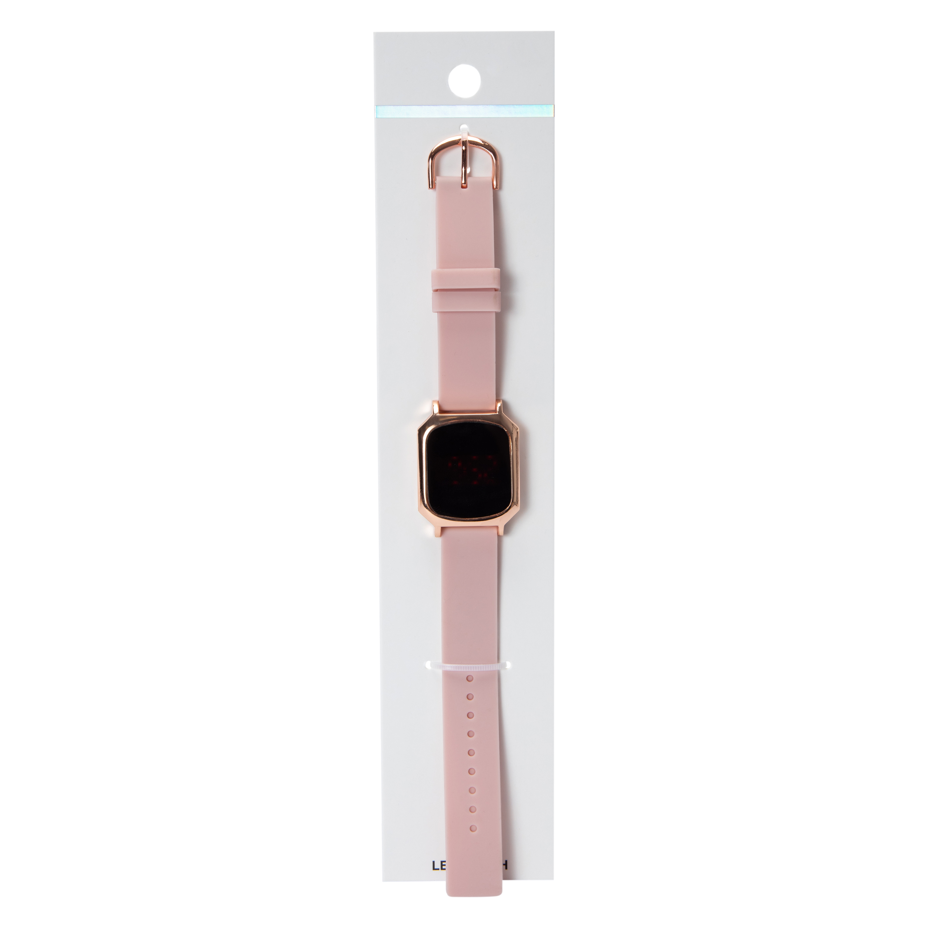 Sleek Rectangular LED Watch