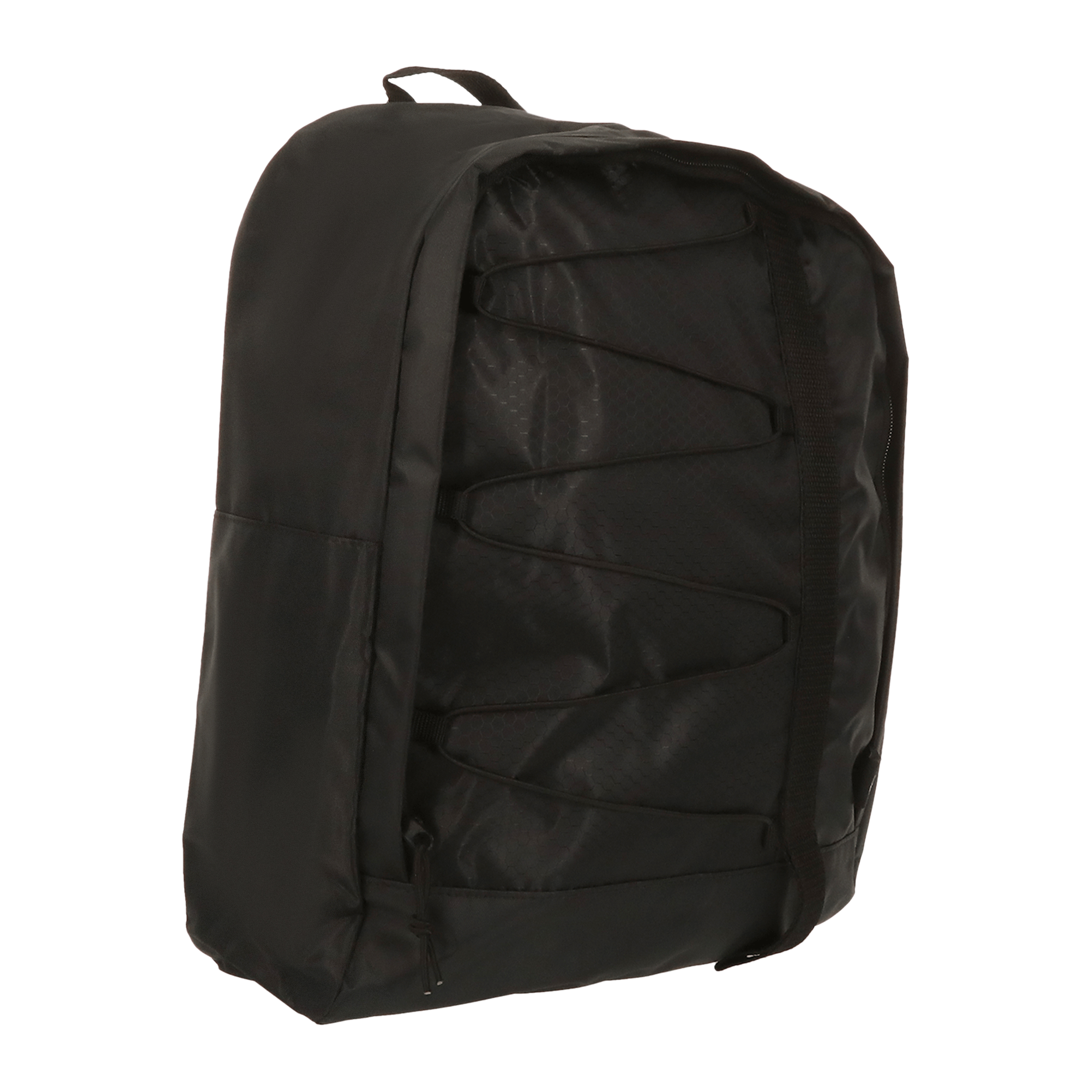 Asymmetrical Bungee Cord Blue Backpack