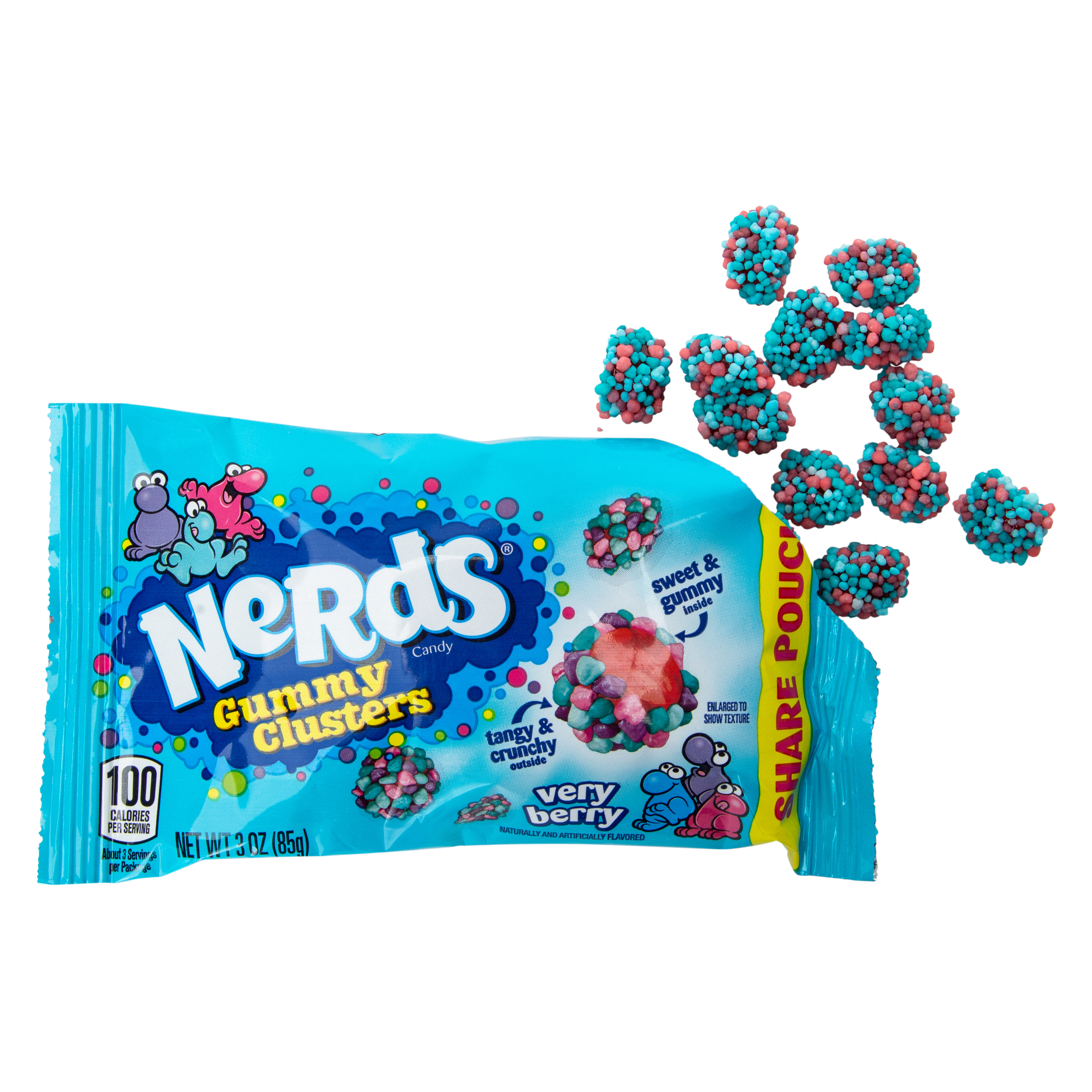 Nerds® Gummy Clusters Candy Share Pouch 3oz - Very Berry