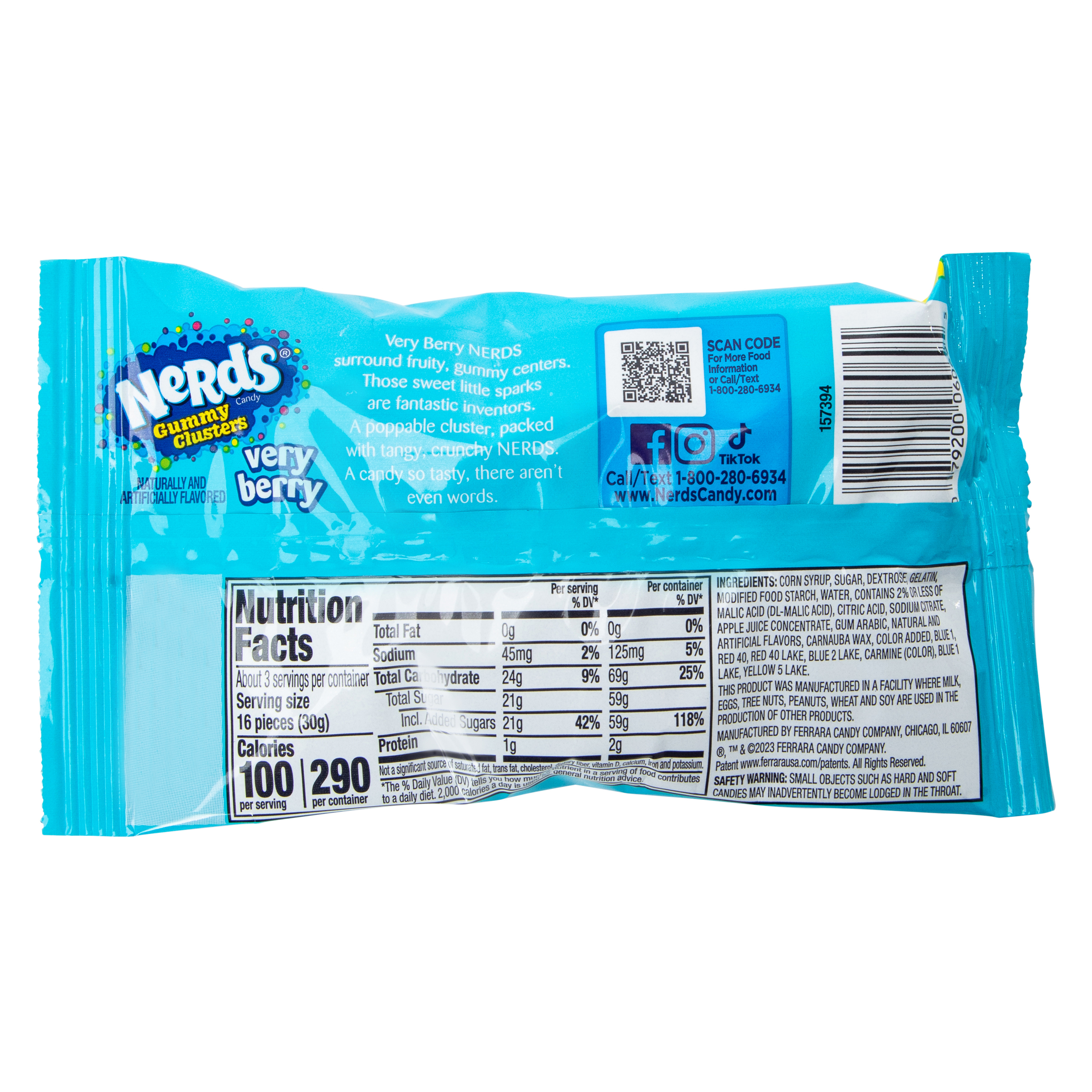 Nerds® Gummy Clusters Candy Share Pouch 3oz - Very Berry