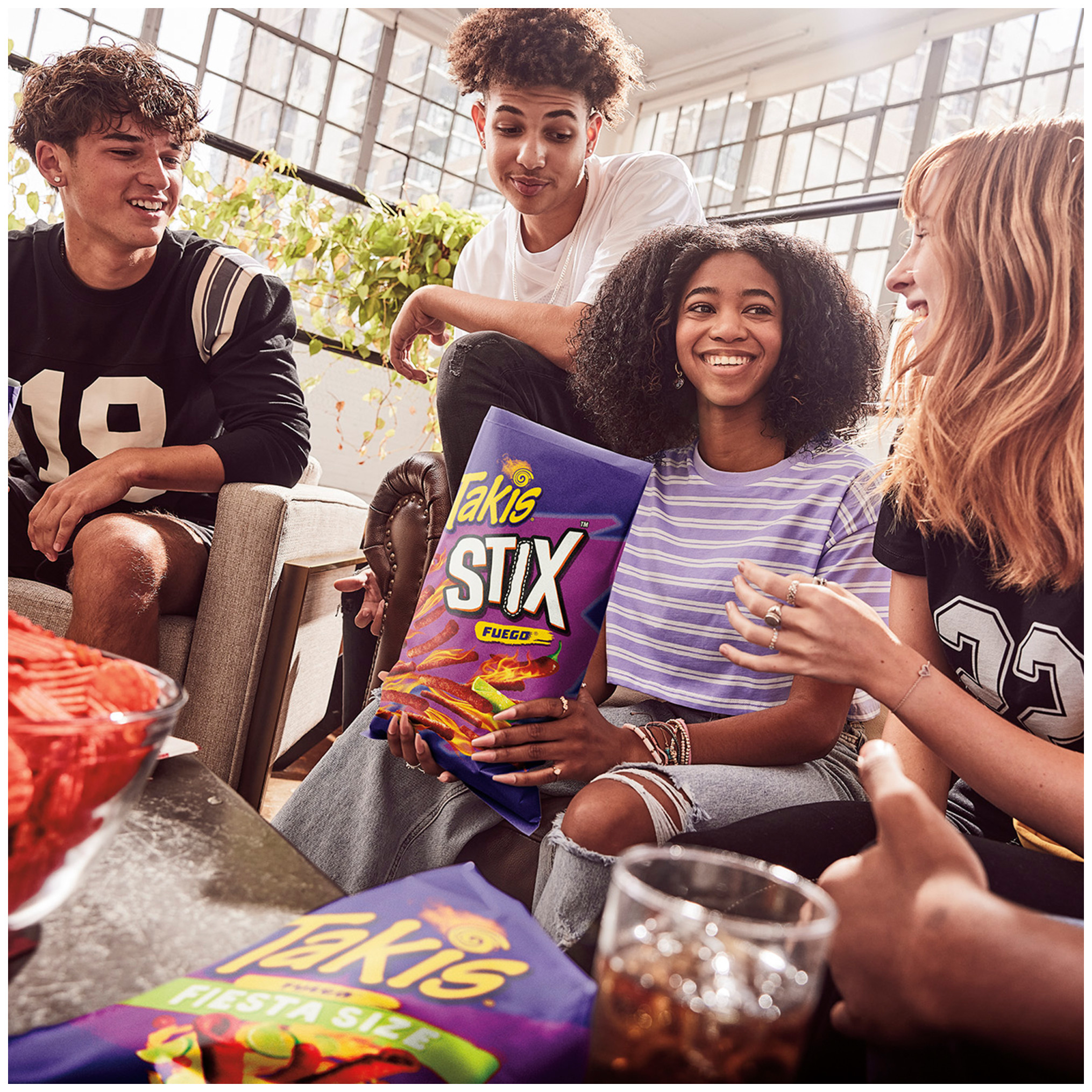 Takis Stix Fuego Corn Sticks, Hot Chili Pepper And Lime Artificially Flavored, 9.9oz Bag