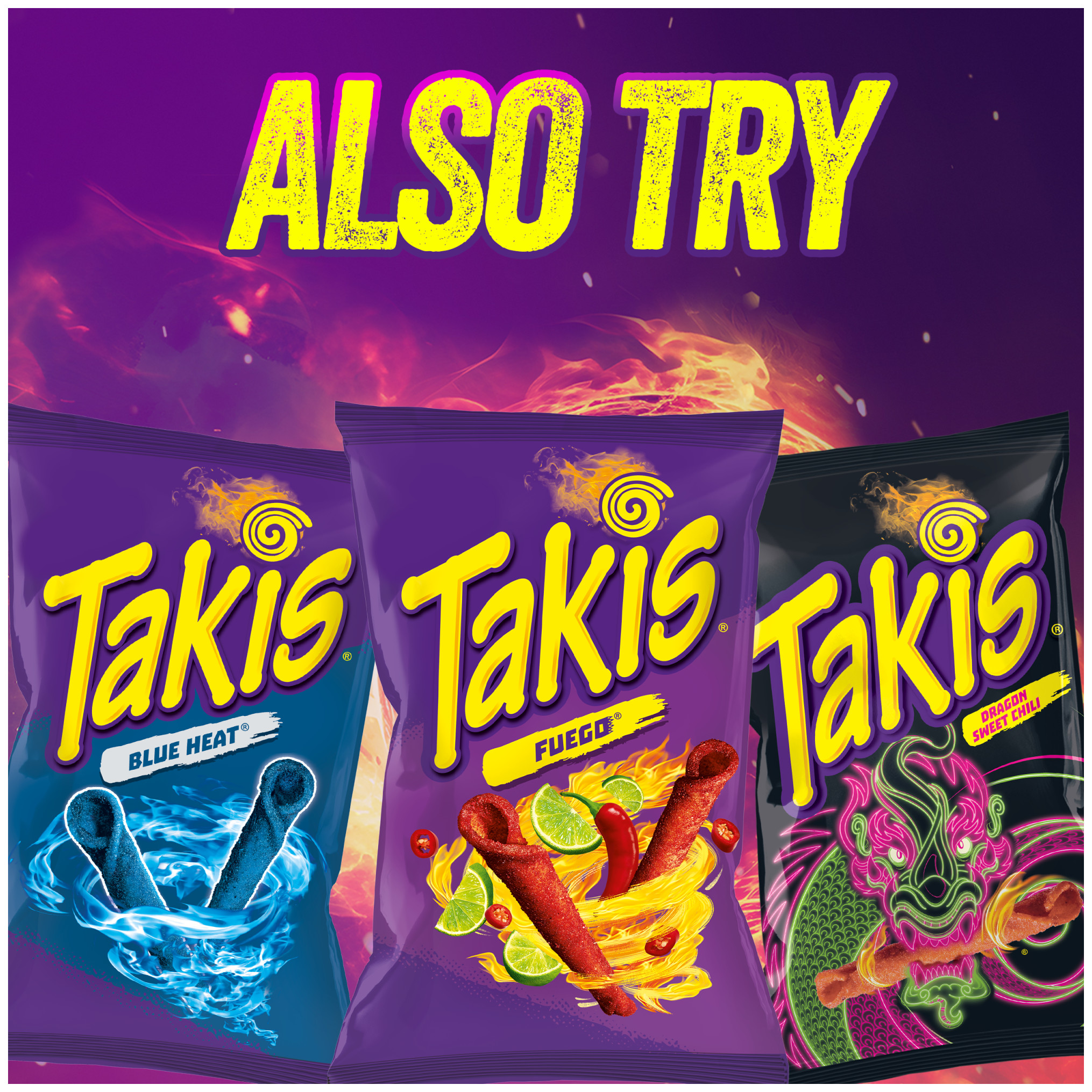 Takis Stix Fuego Corn Sticks, Hot Chili Pepper And Lime Artificially Flavored, 9.9oz Bag