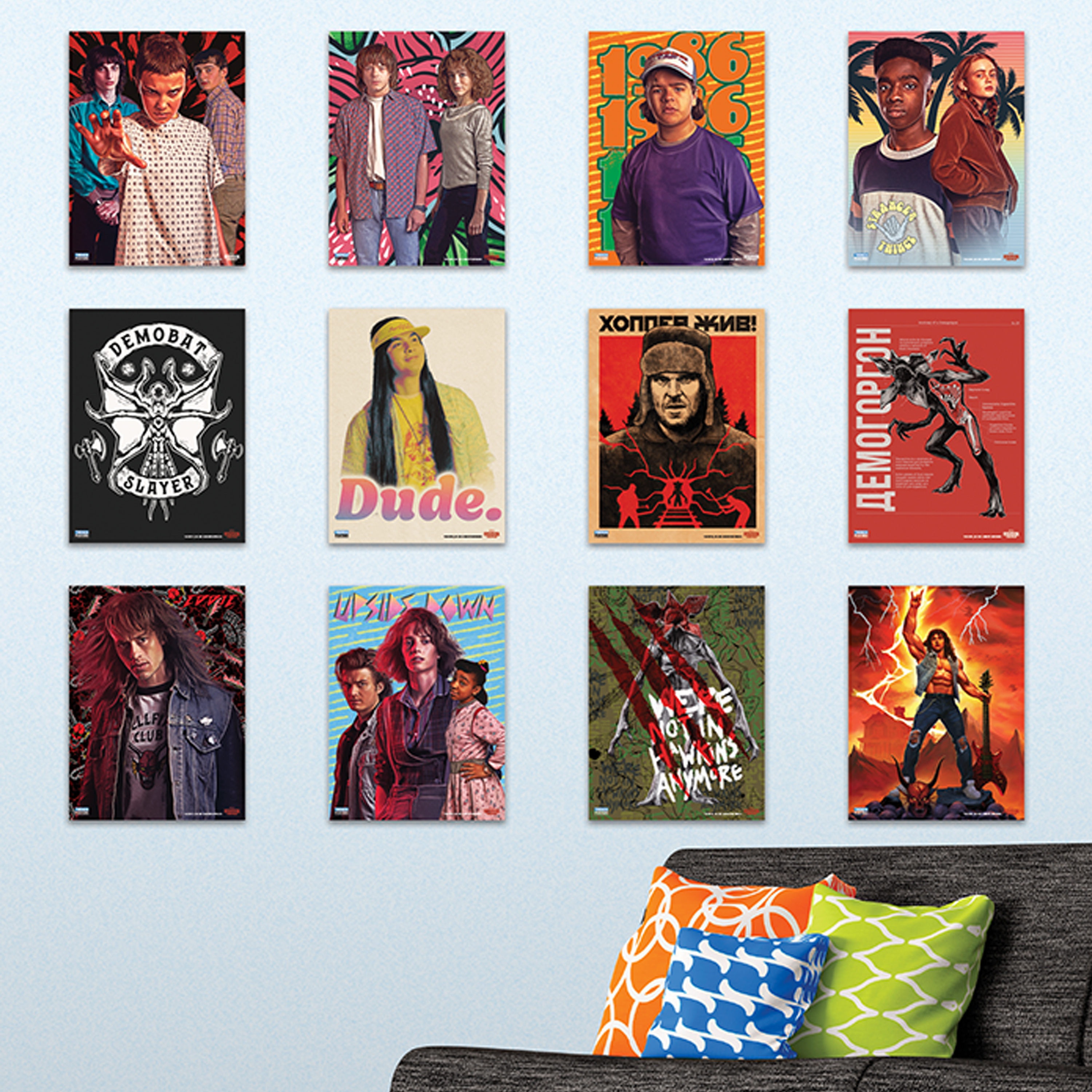 Stranger Things™ Poster Book 12-Count